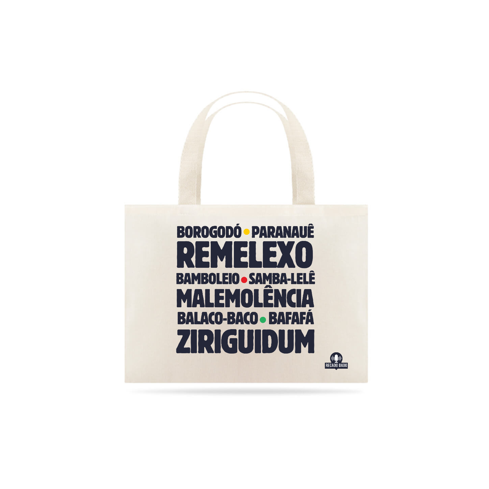 Ecobag com as expressões brasileiras 