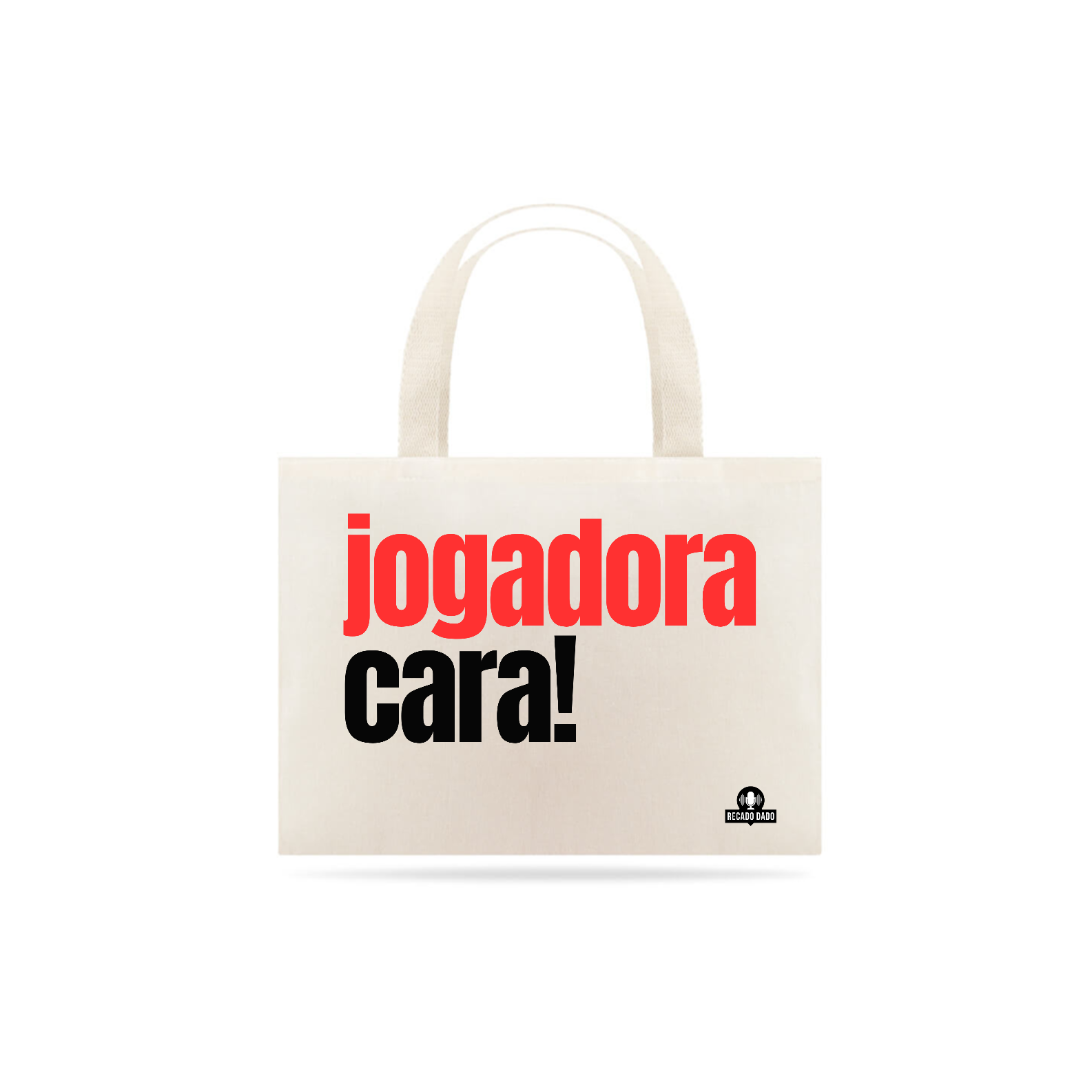 Ecobag engraçada de futebol com frase 
