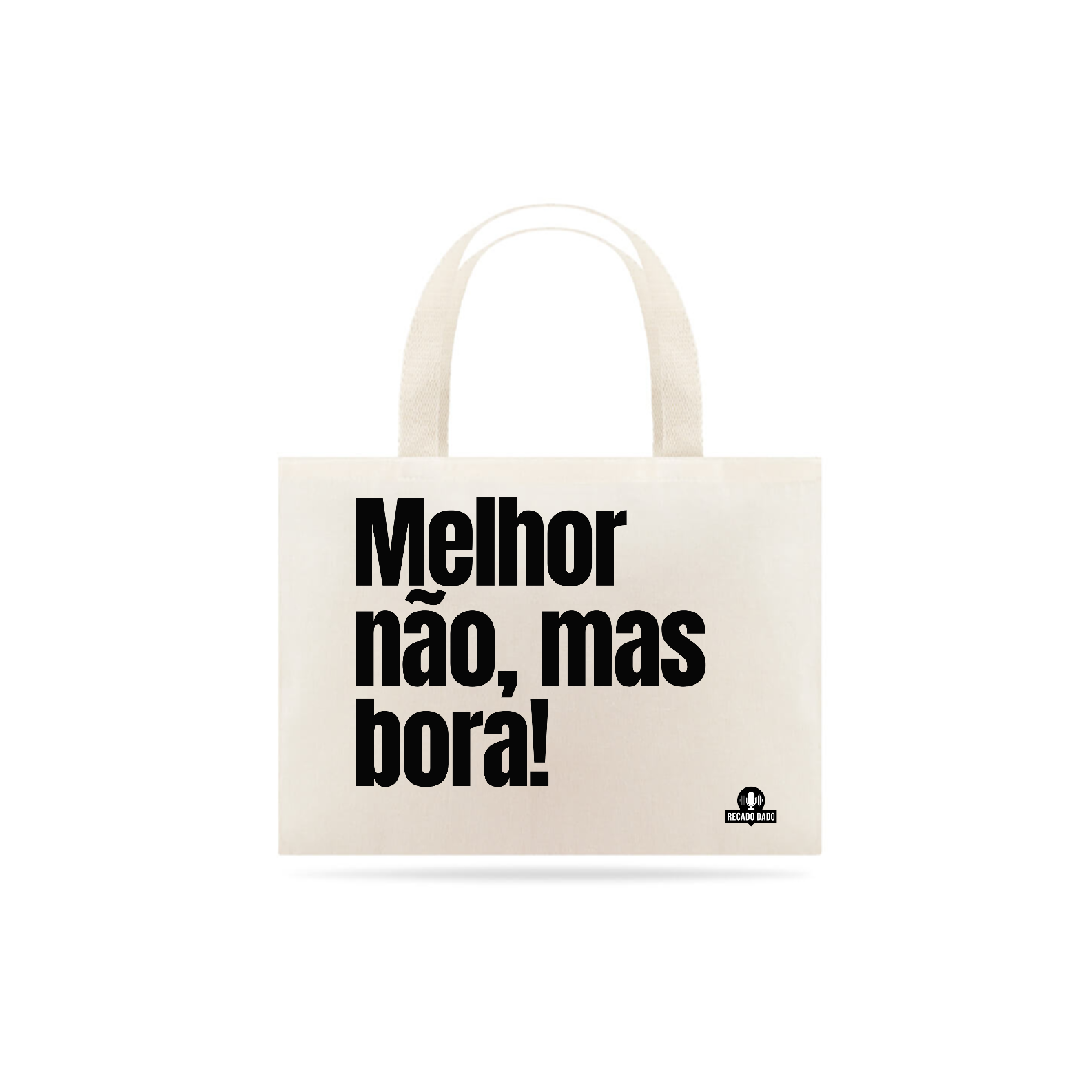 Ecobag divertida com frase 