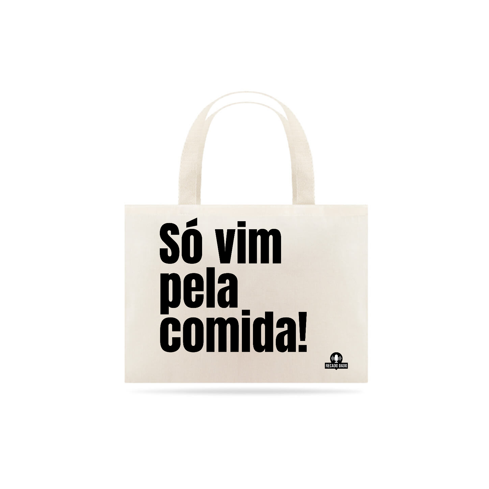 Ecobag engraçada com a frase 