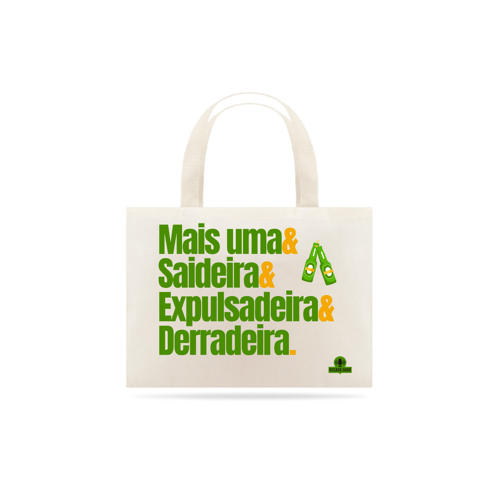 Ecobag de bar com frase 