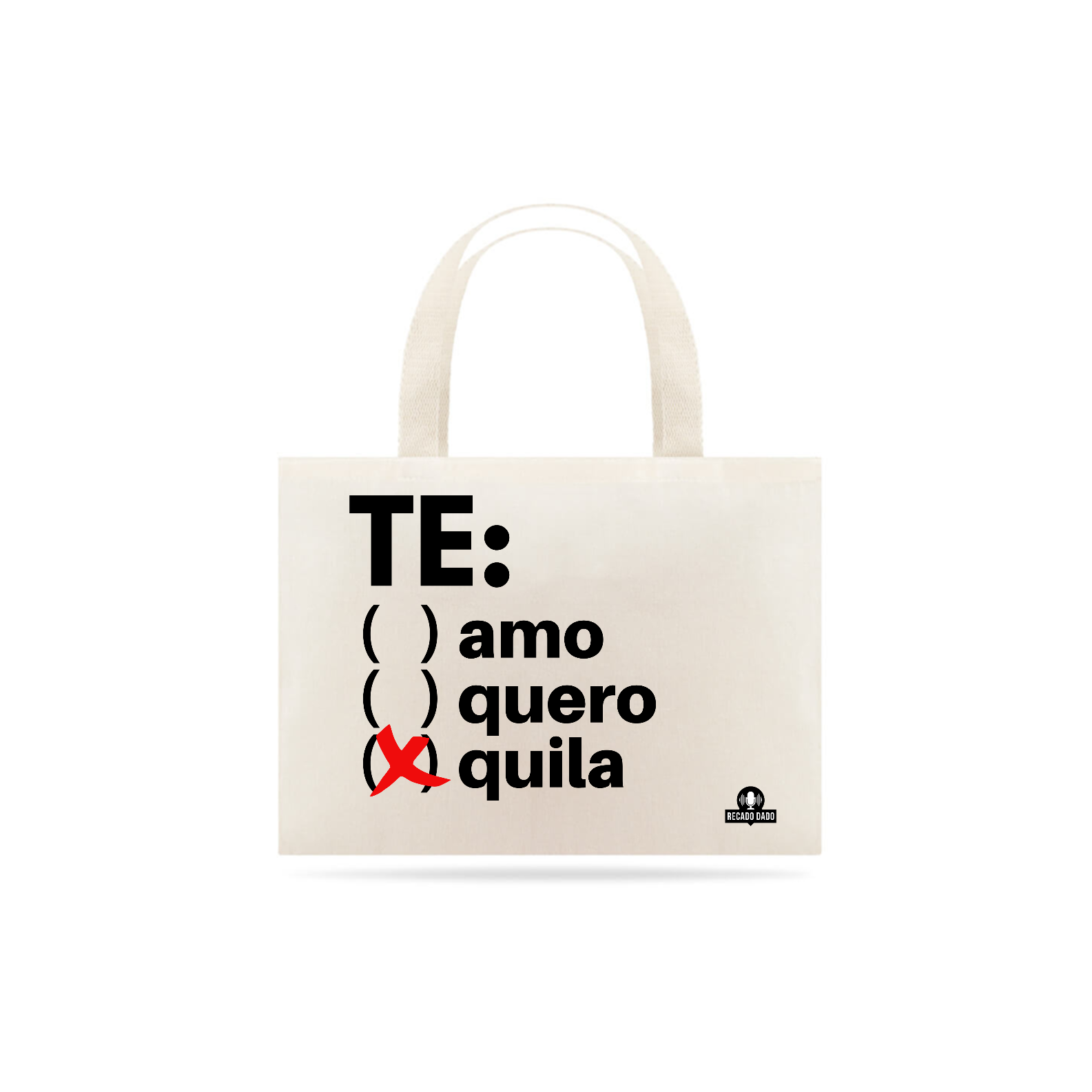 Ecobag de bar frase 