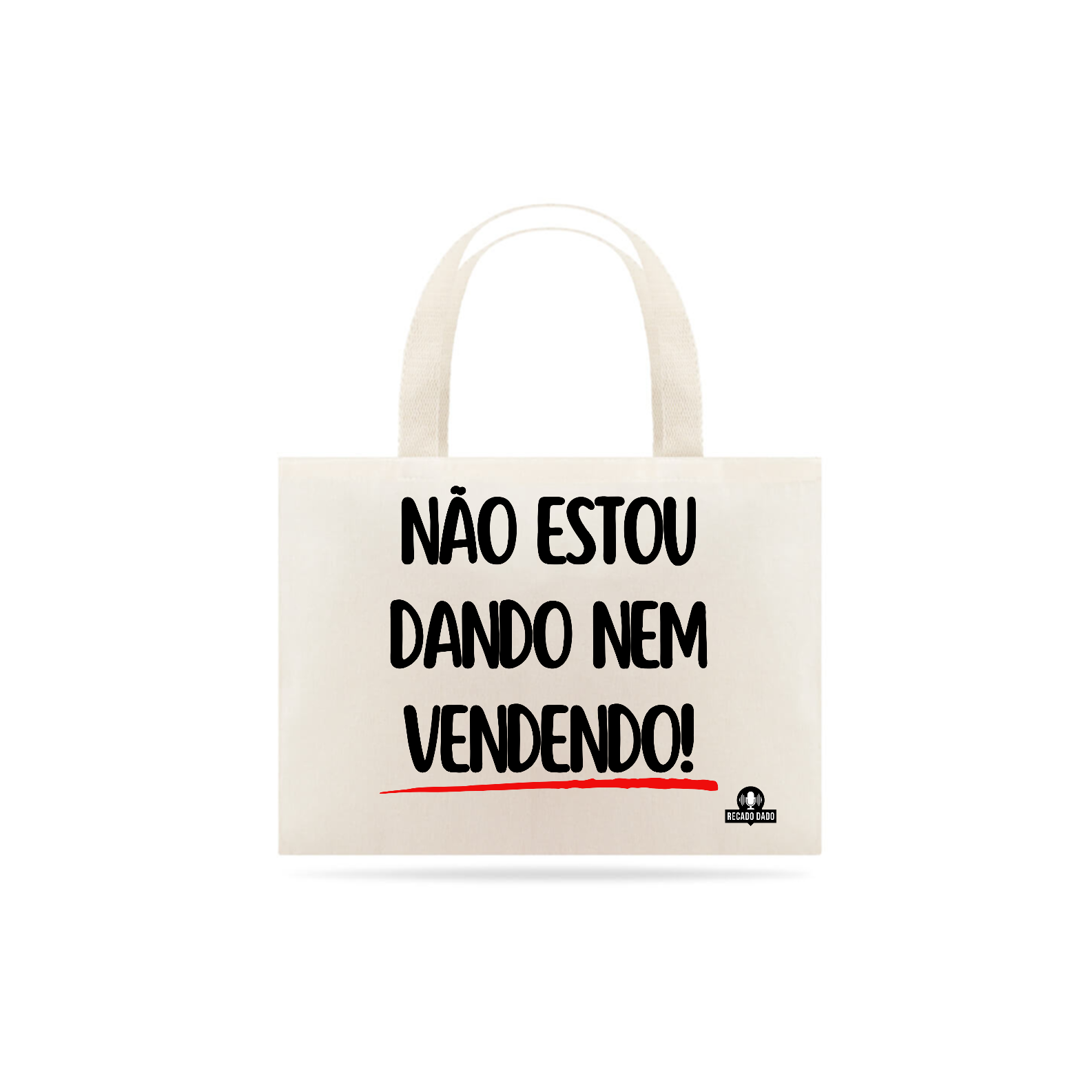Ecobag com frase divertida 