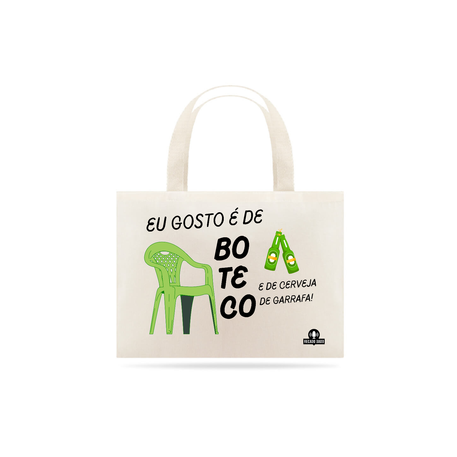 Ecobag com a frase 