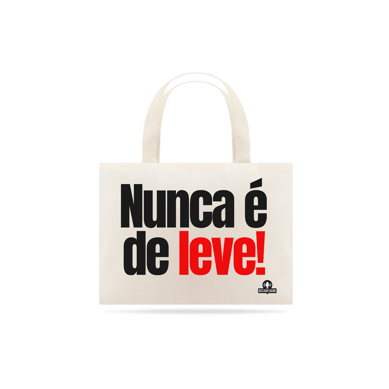Ecobag de humor com frase 