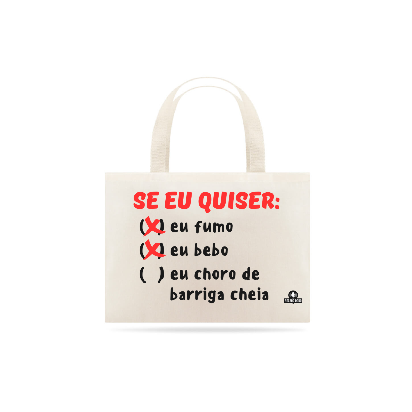 Ecobag engraçada 