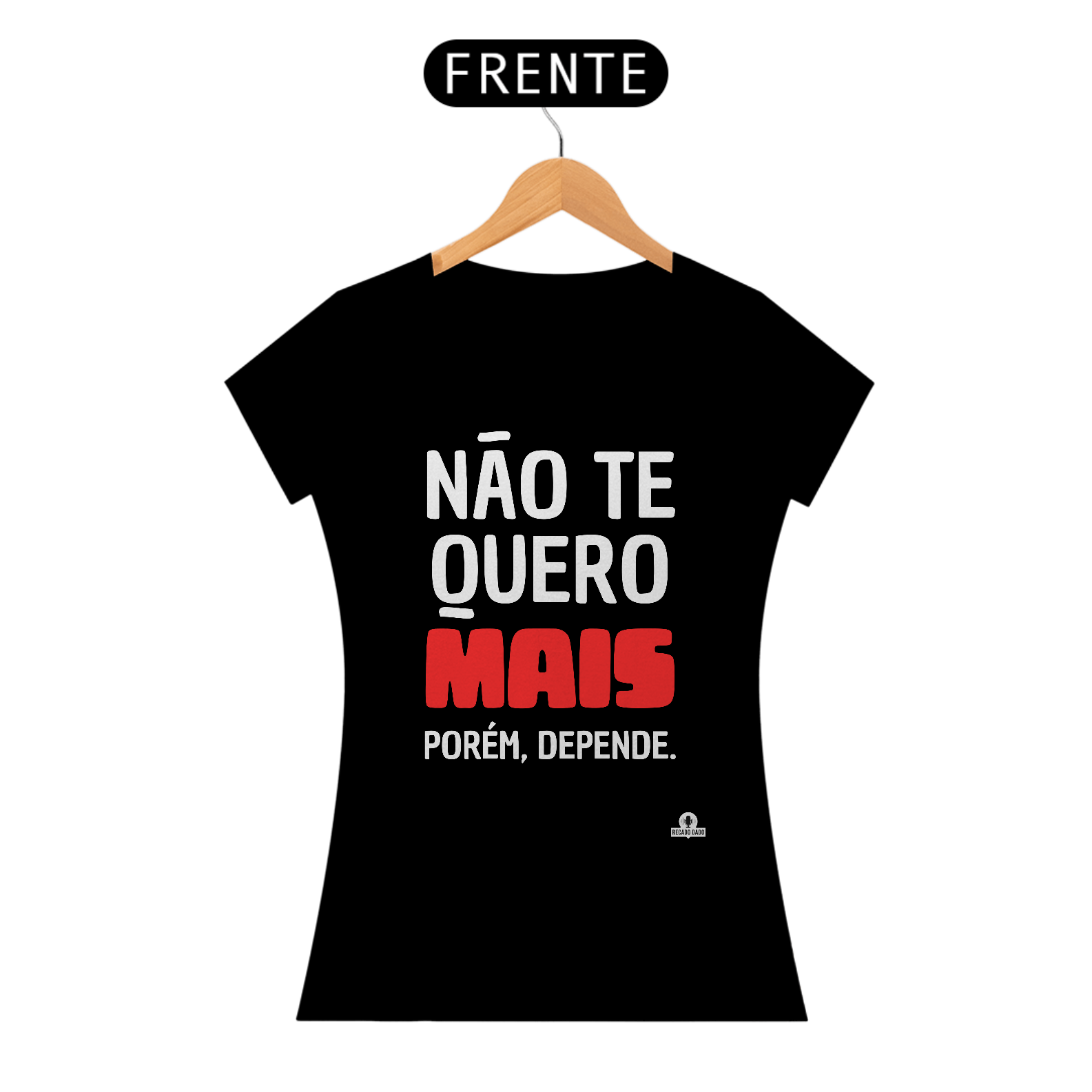 Camiseta engraçada com frase 