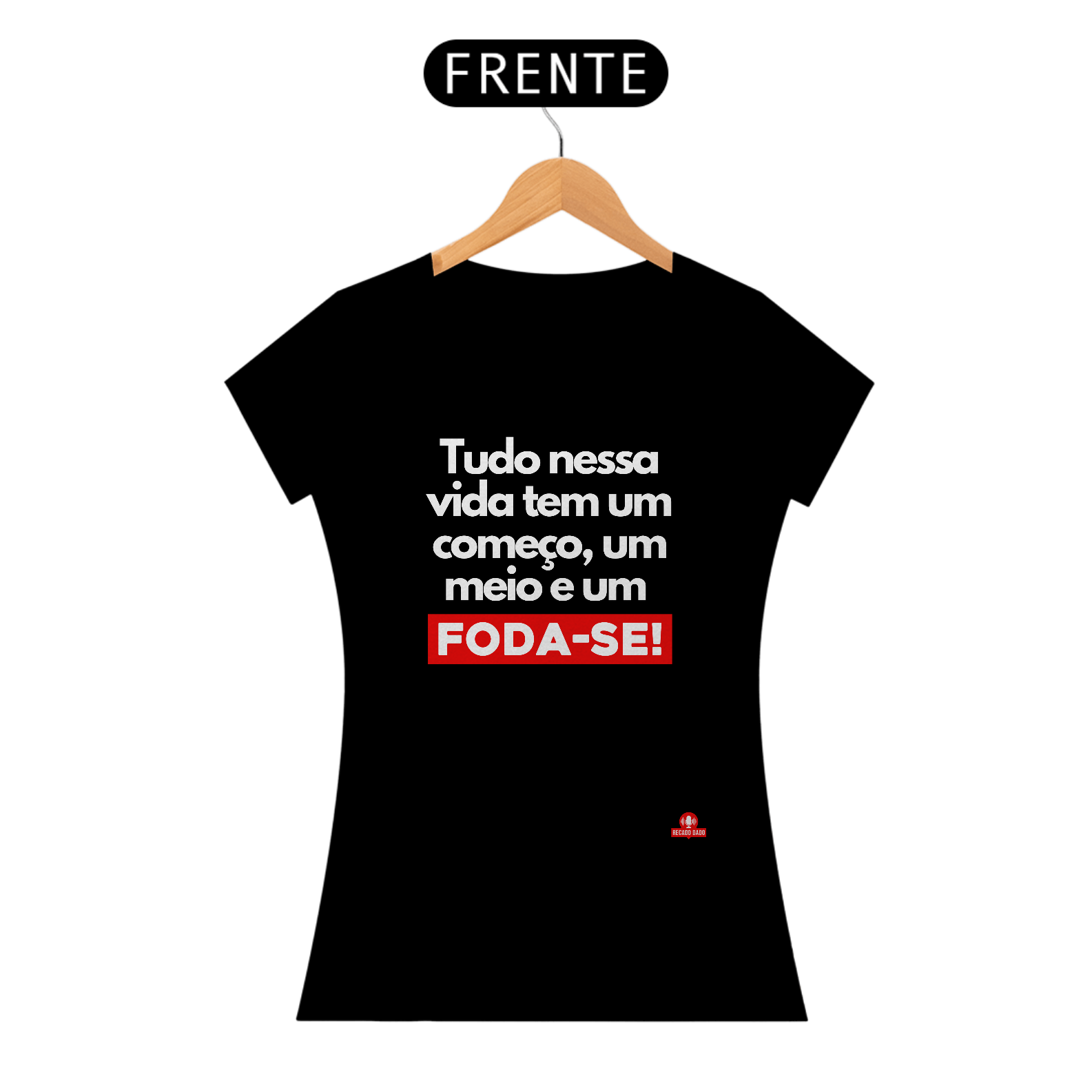 Nome do produto: Camiseta feminina com humor frase \