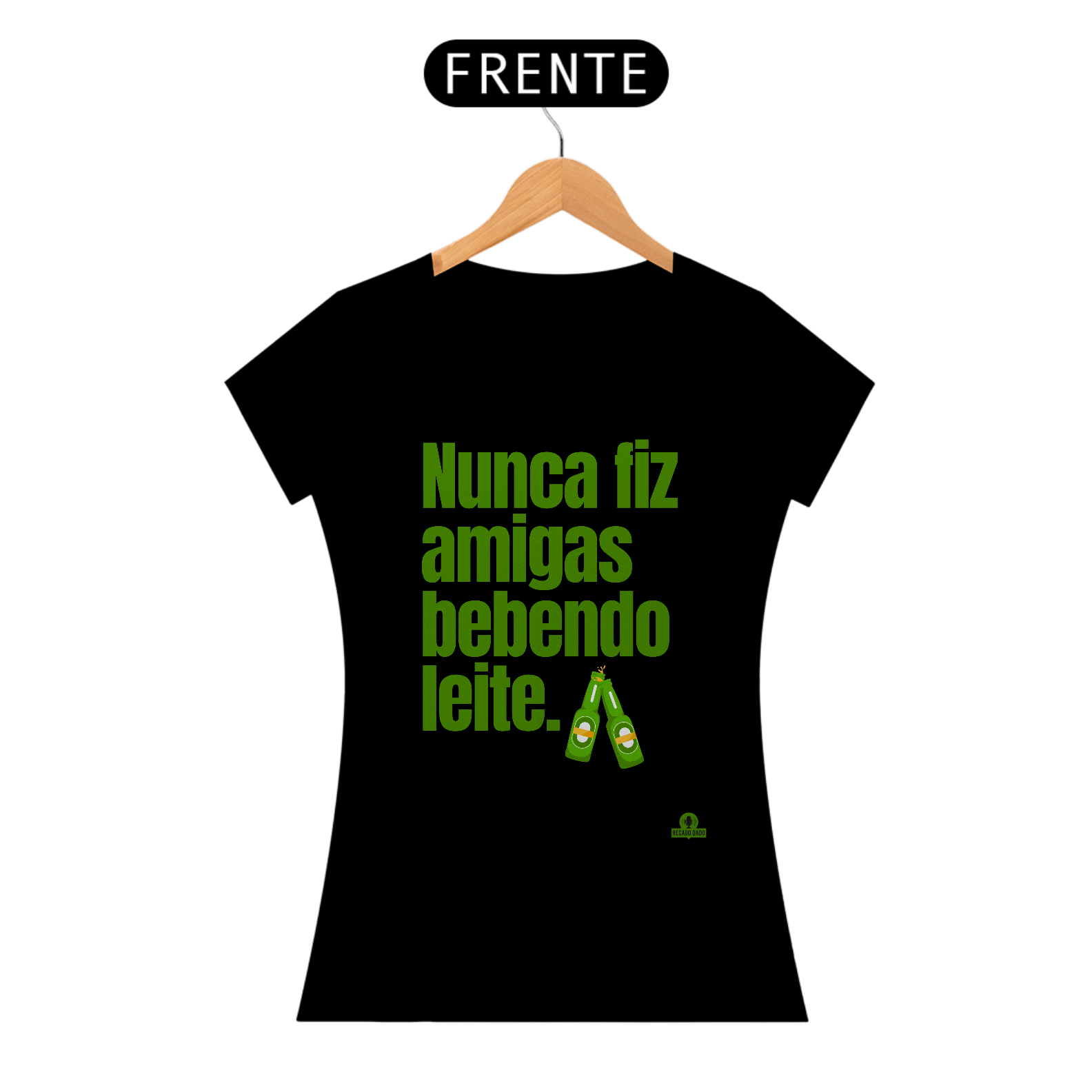 Camiseta com frase engraçada 