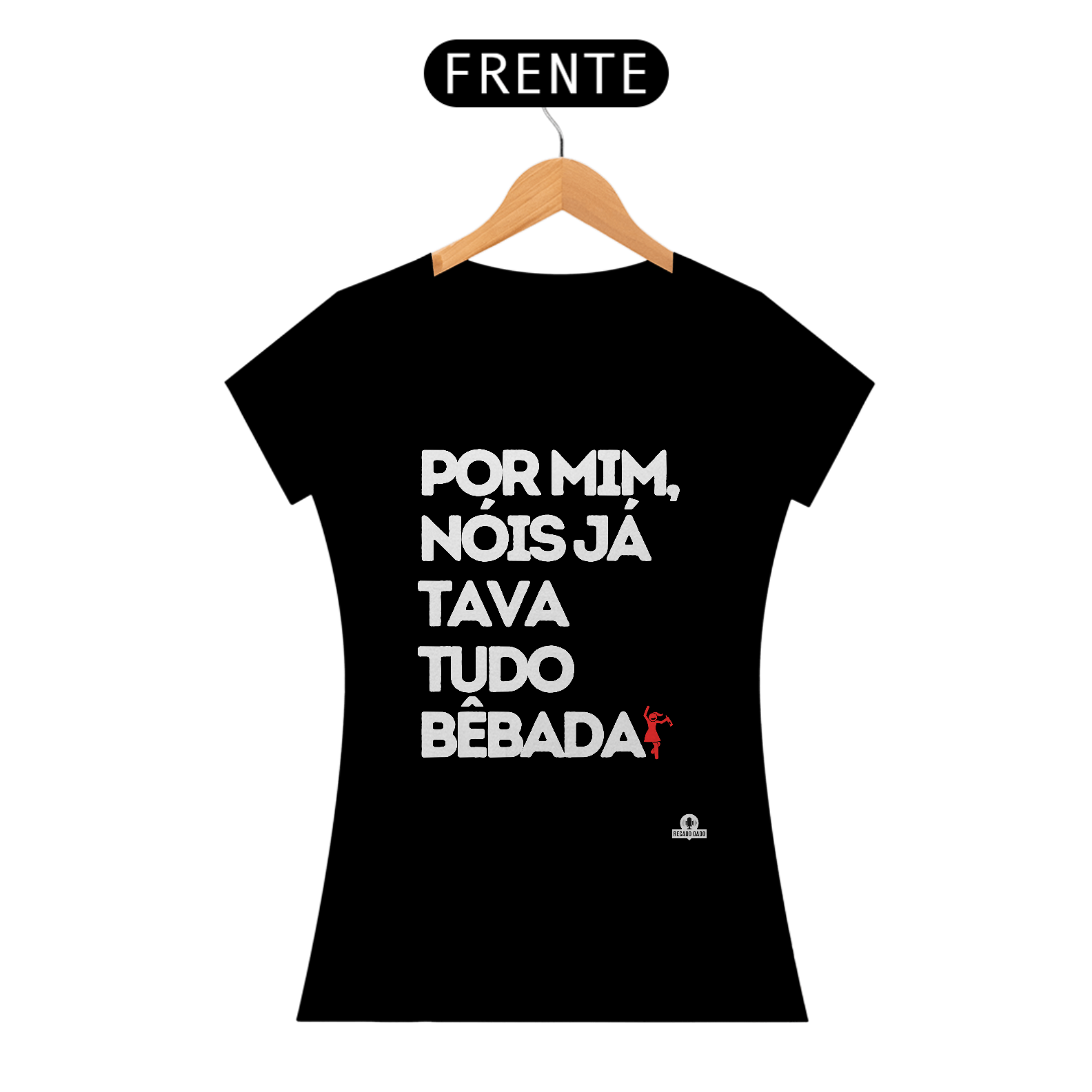 Camiseta engraçada com frase 