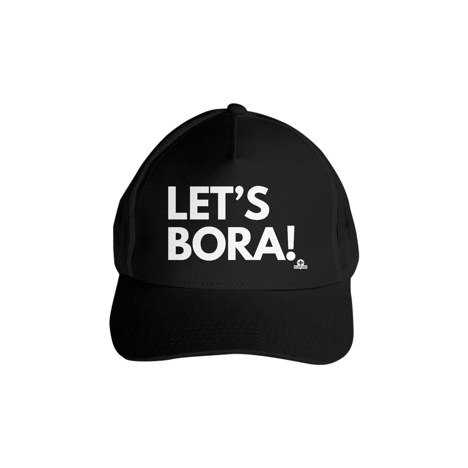 Boné aba curva frase de humor 
