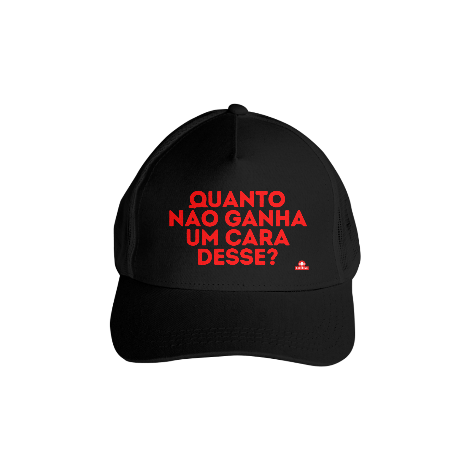 Boné aba curva com frase de humor 