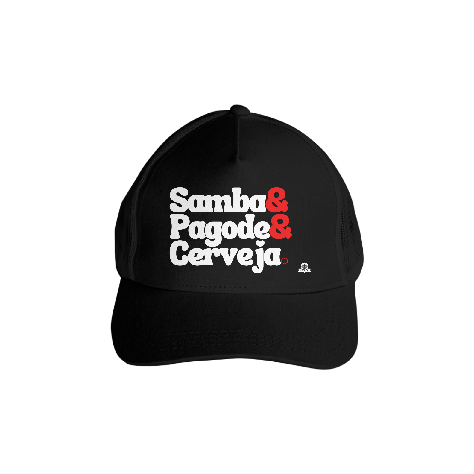 Boné aba curva de fim de semana com frase 