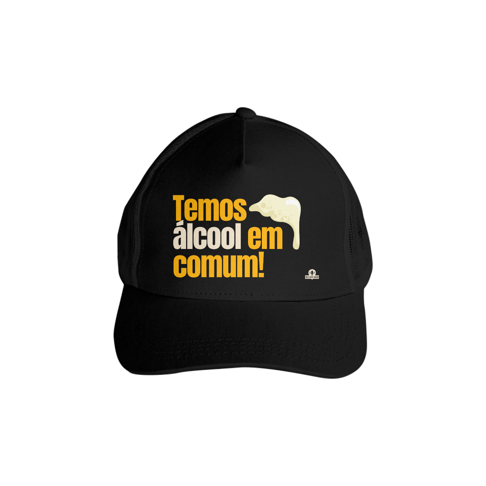 Boné aba curva de boteco com frase engraçada 