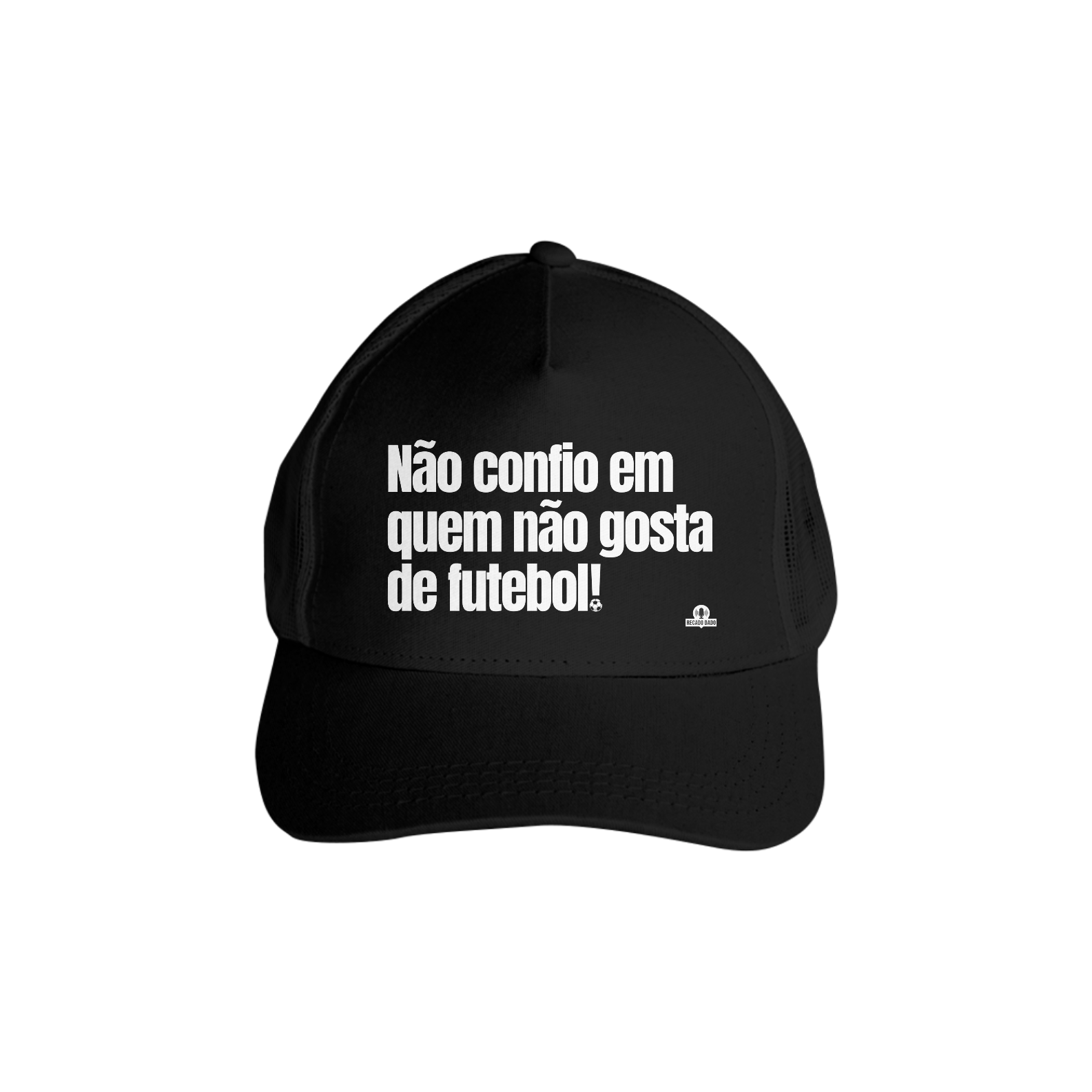 Boné aba curva de torcedor com frase 