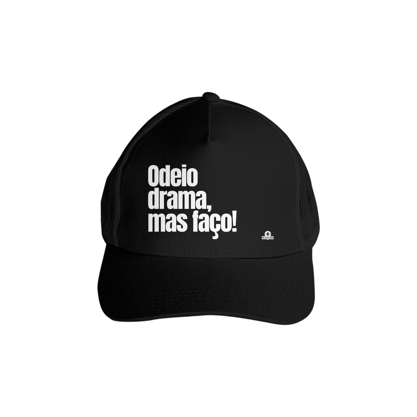 Boné aba curva frase engraçada 