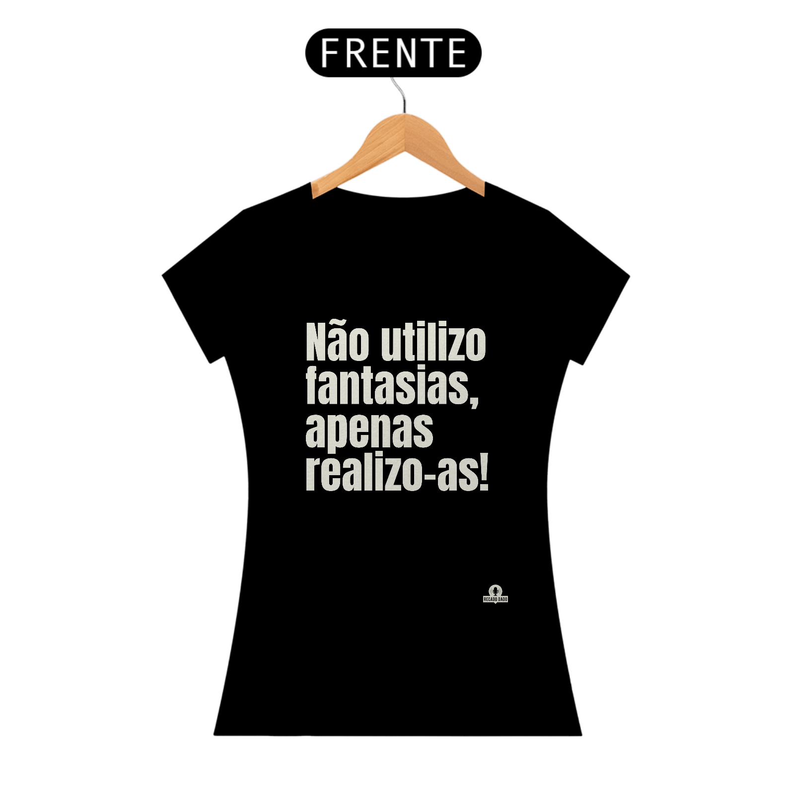 Camiseta baby long com frase engraçada para carnaval 