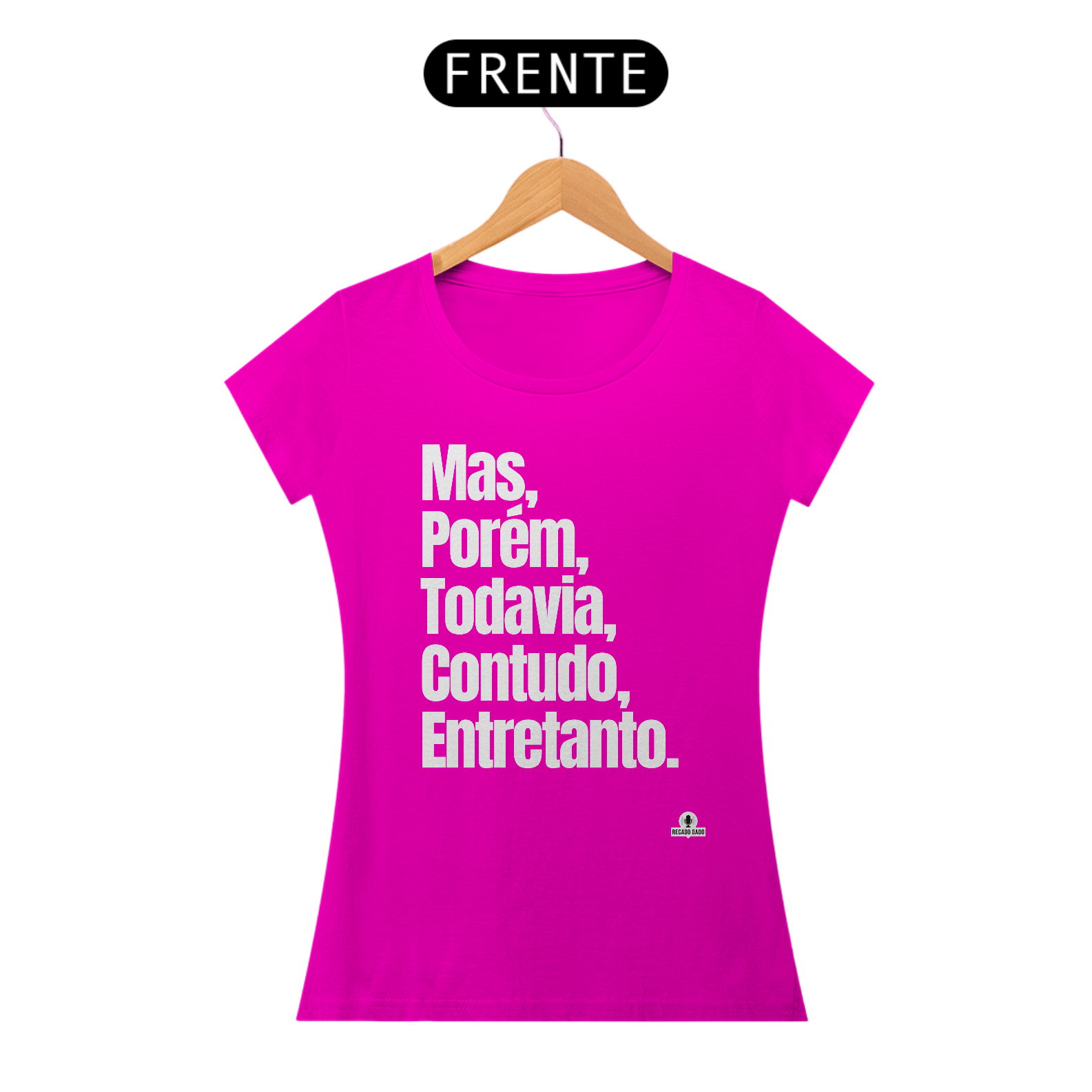 Camiseta feminina engraçada 