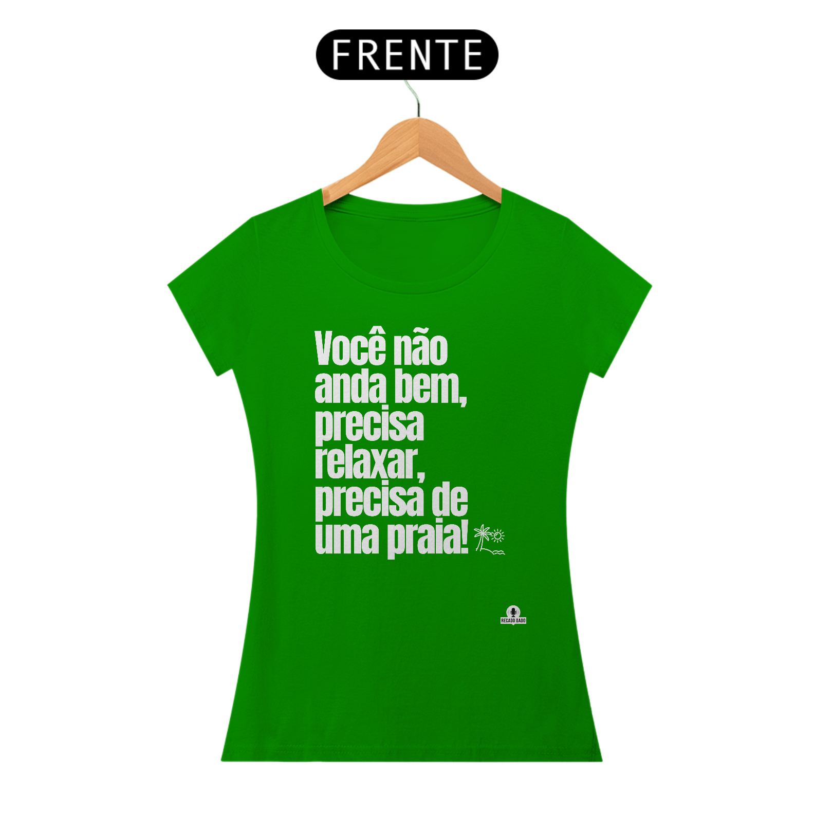 Nome do produto: Camiseta feminina baby long de turismo com frase \
