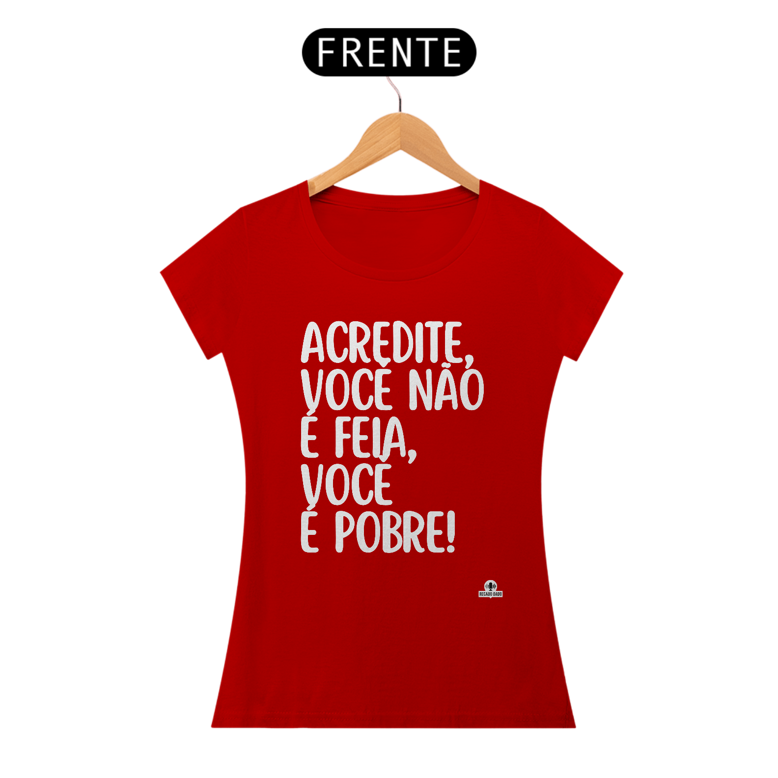 Camiseta com humor 