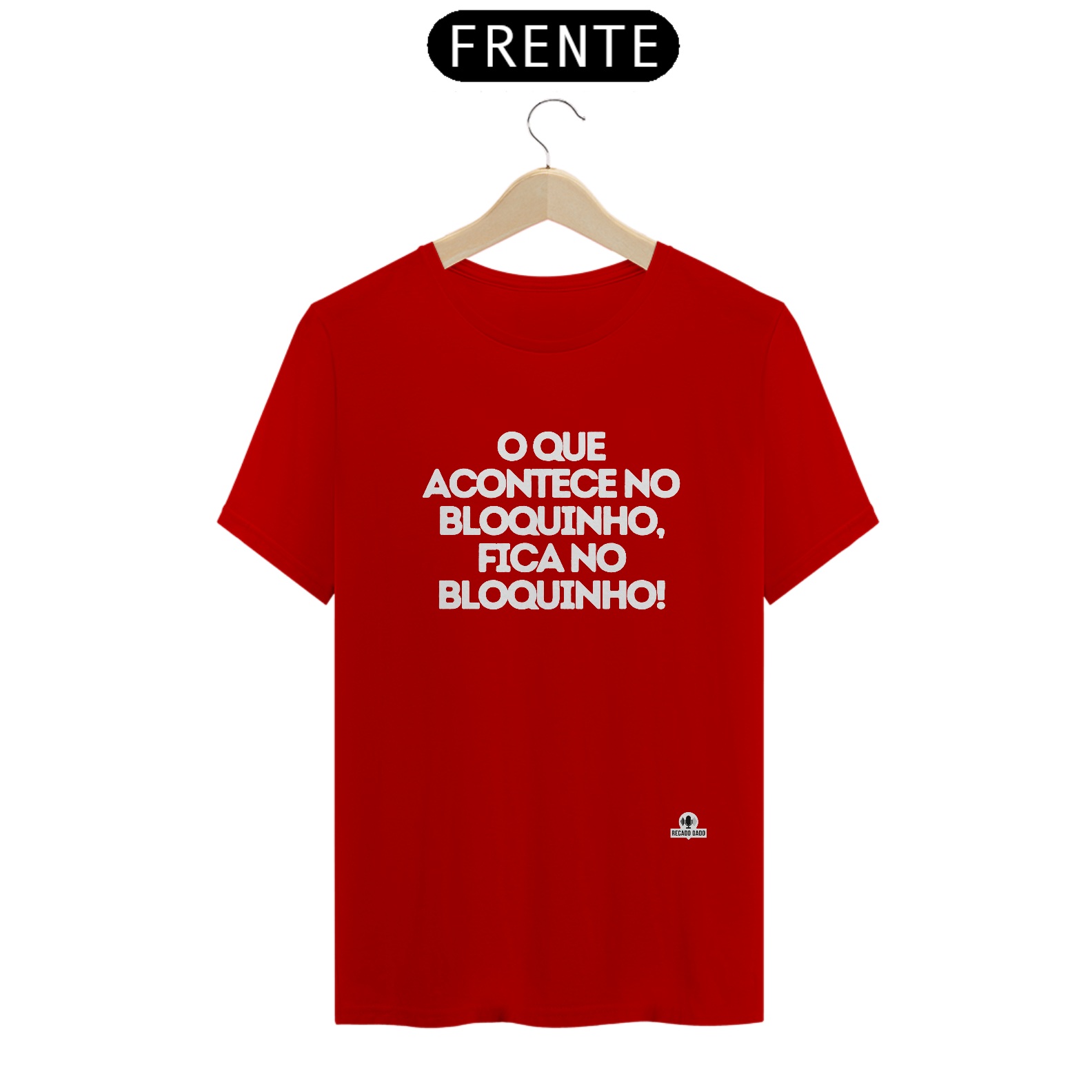 Camiseta de bloquinho de carnaval 
