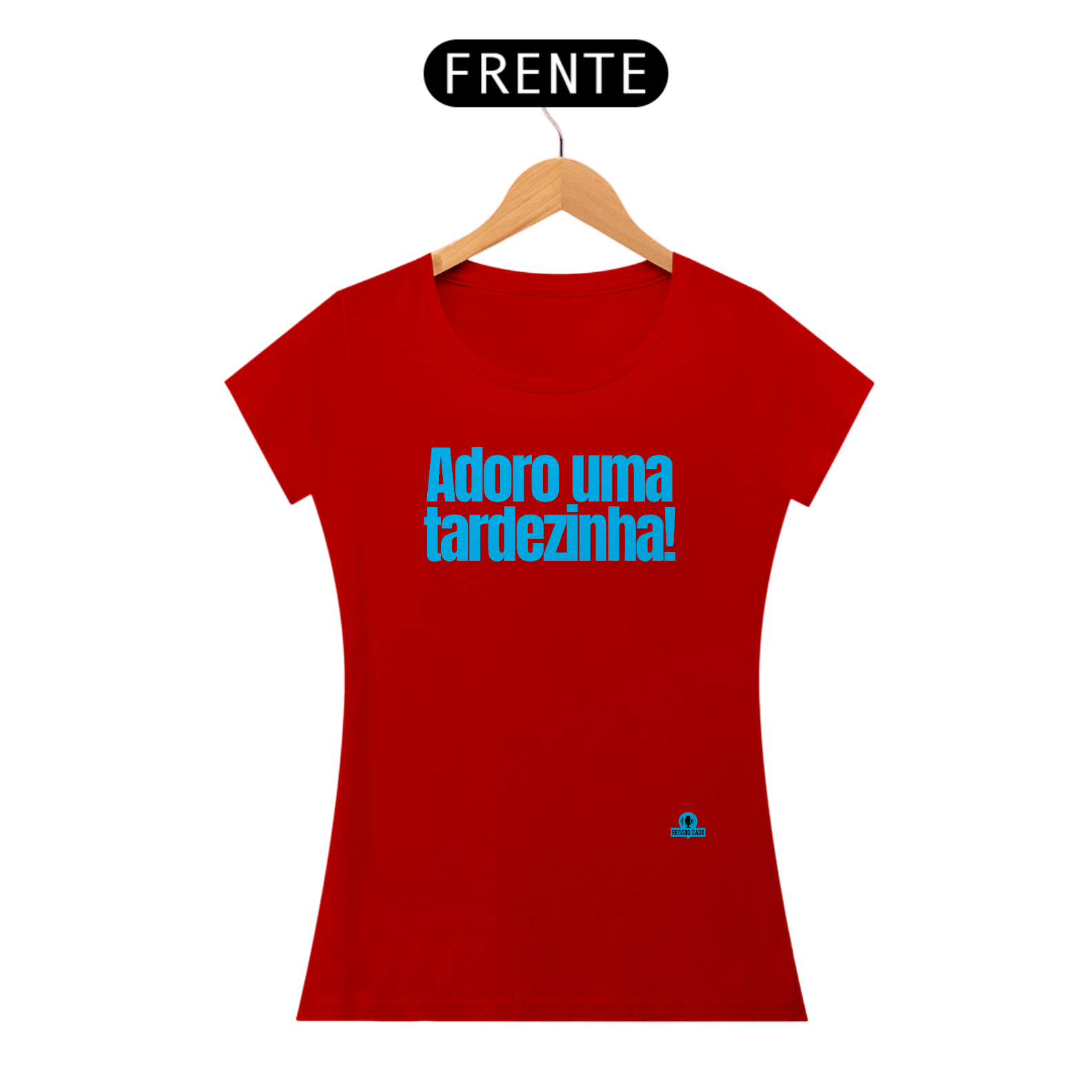 Camiseta feminina de pagode com frase 
