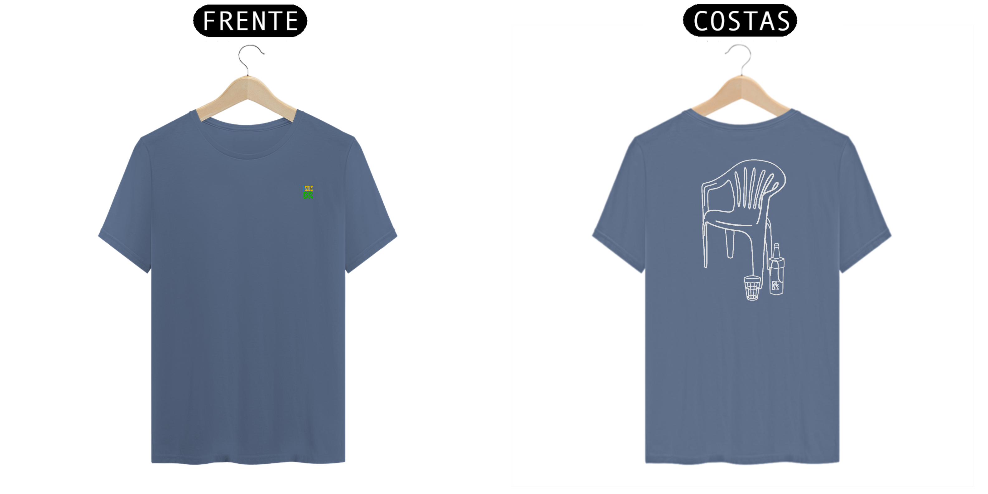 Cadeira e garrafa - inkBR