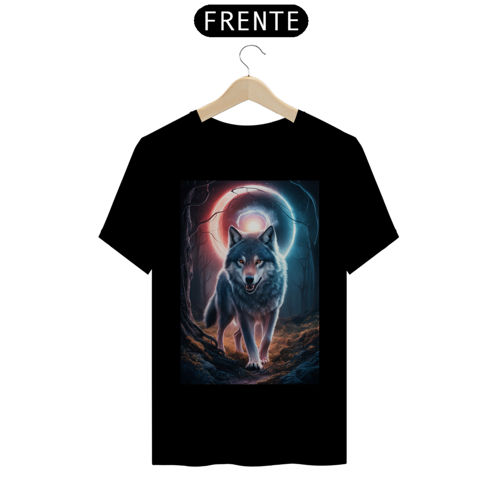 Camiseta Lobo Unissex