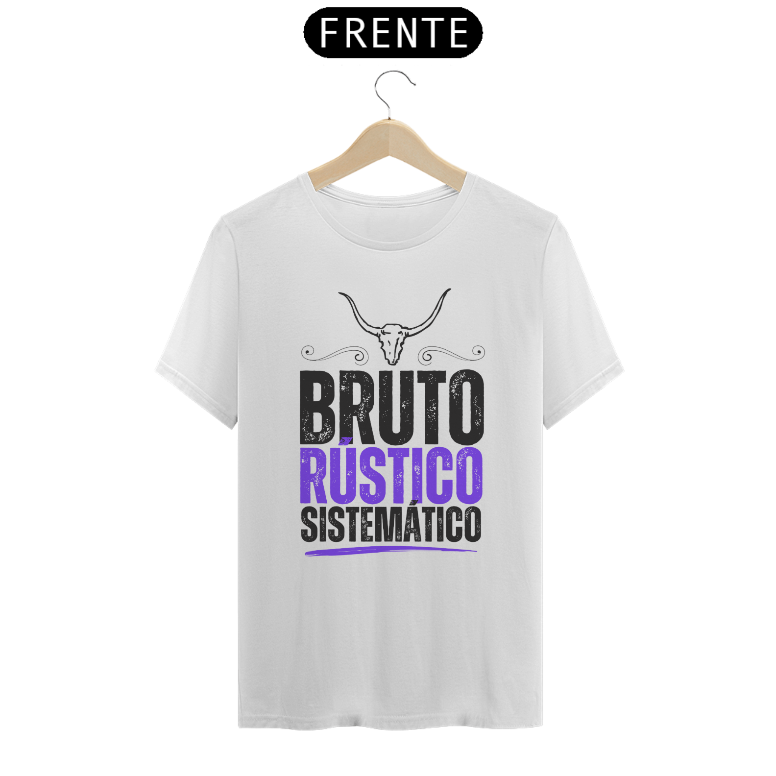 Camisa Bruto rústico e sistematico