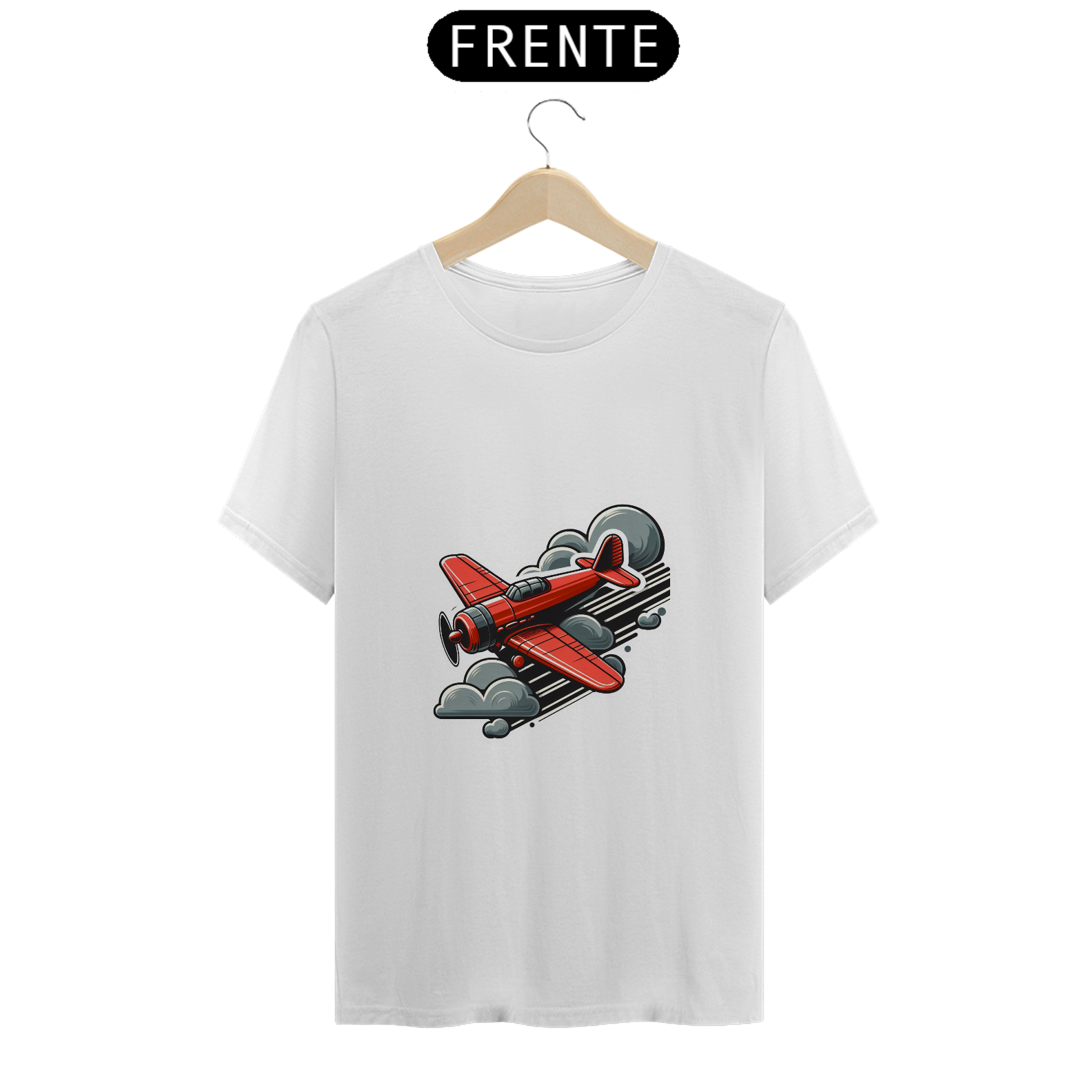 Camiseta Stickers - Avião