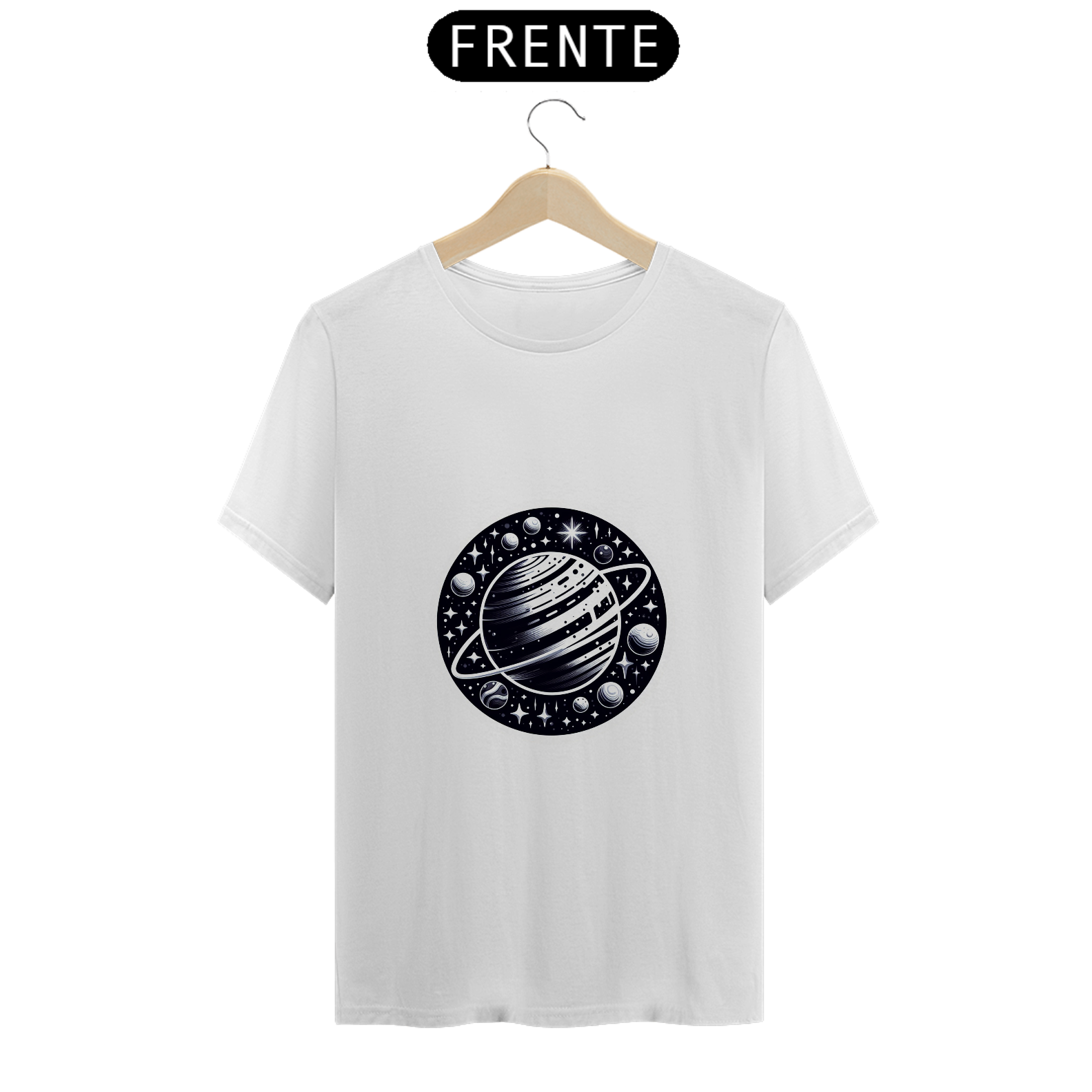Camiseta Stickers - Saturno