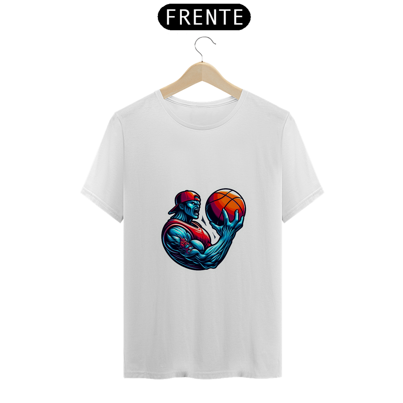 Camiseta Stickers - Basquete Monster