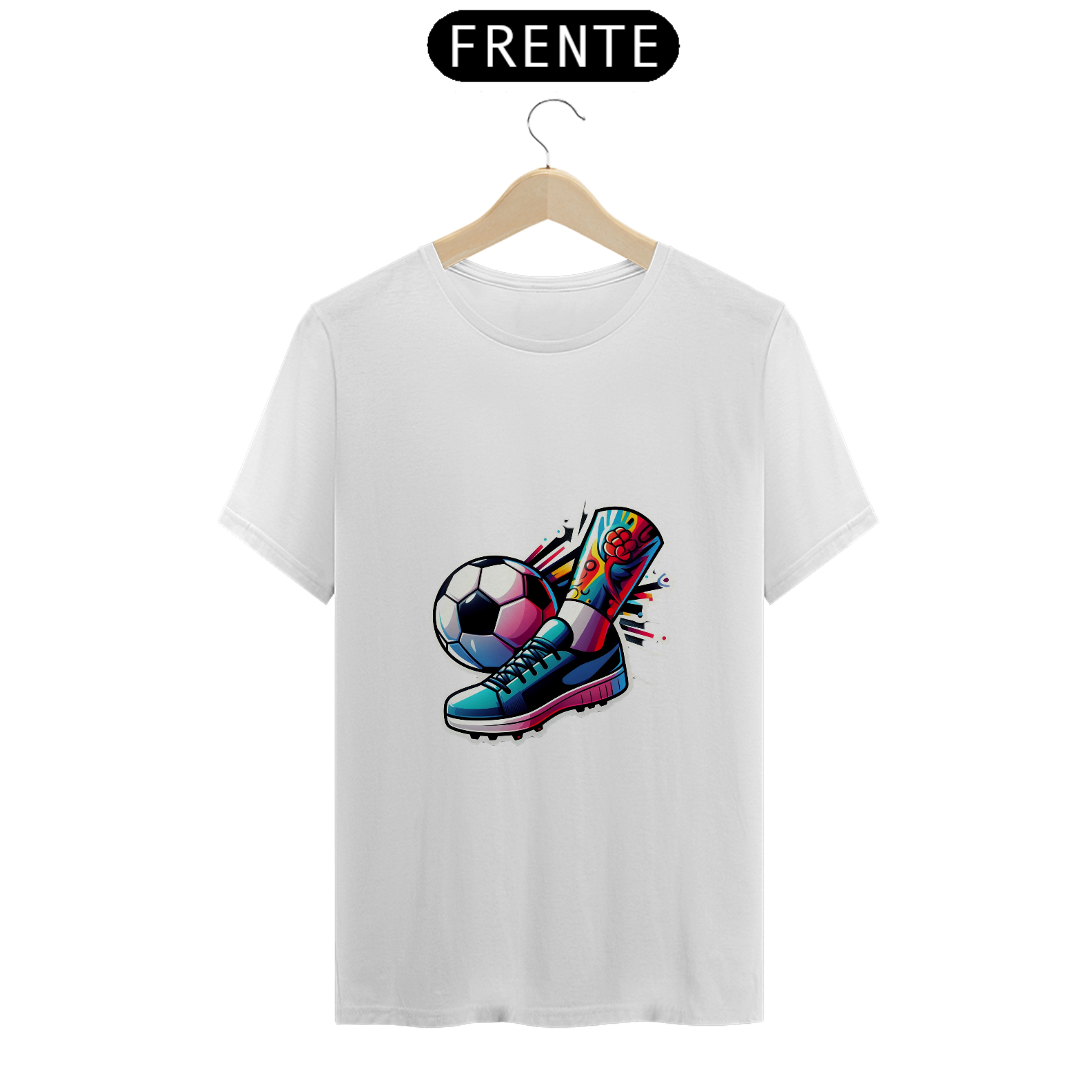 Camiseta Stickers - Futebol