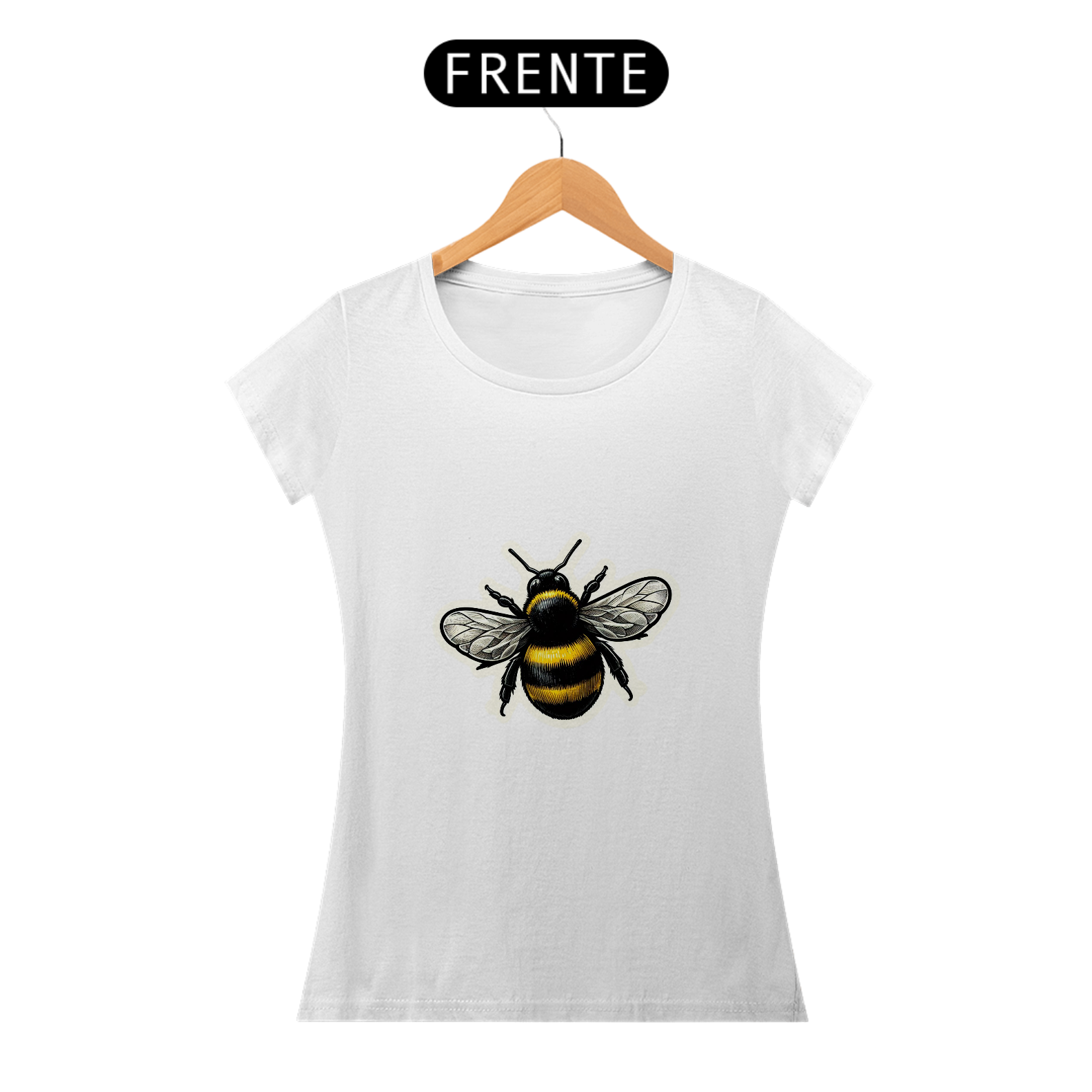 Camiseta Sticker Feminina - Abelha