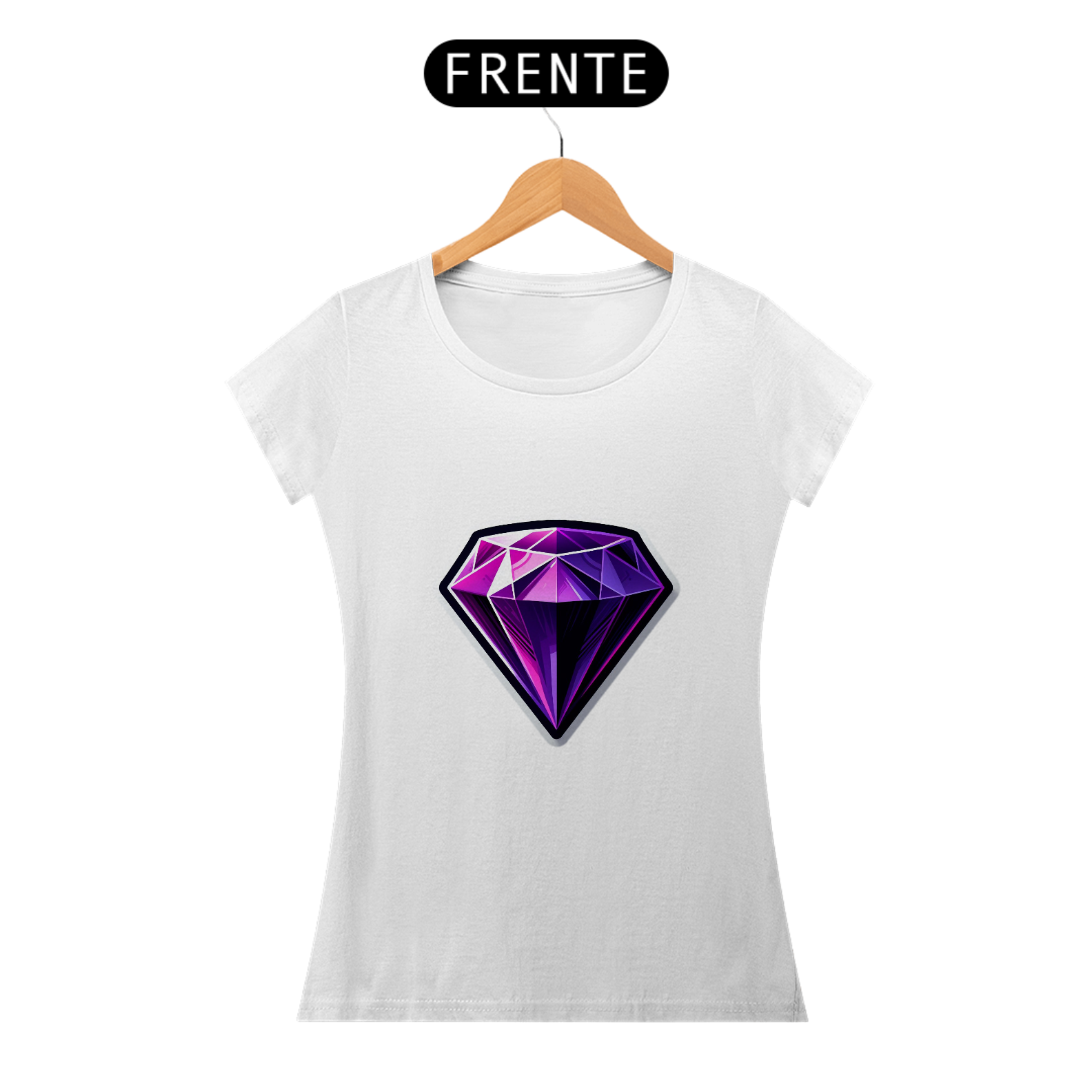 Camiseta Sticker Feminina - Ametista