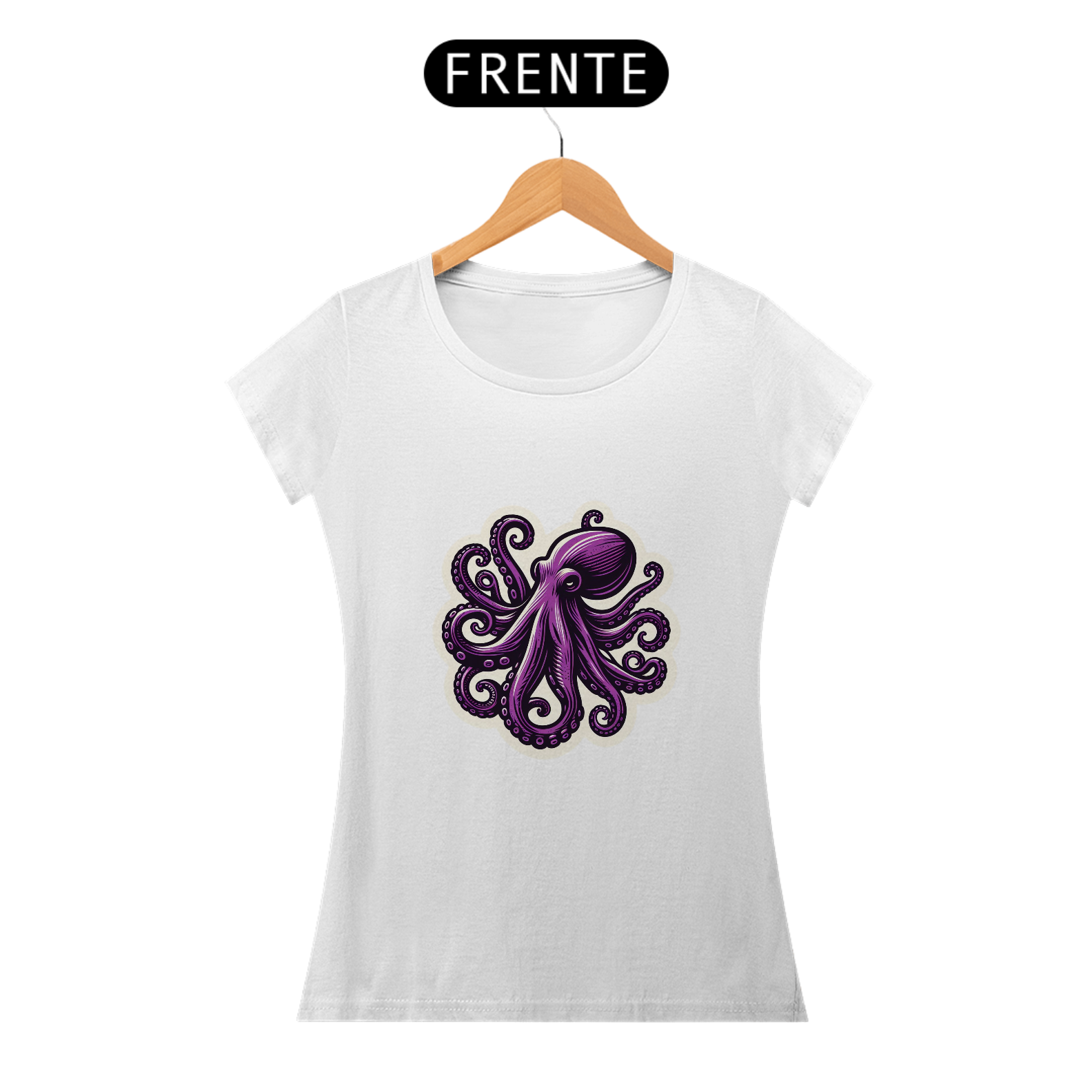 Camiseta Sticker Feminina - Polvo