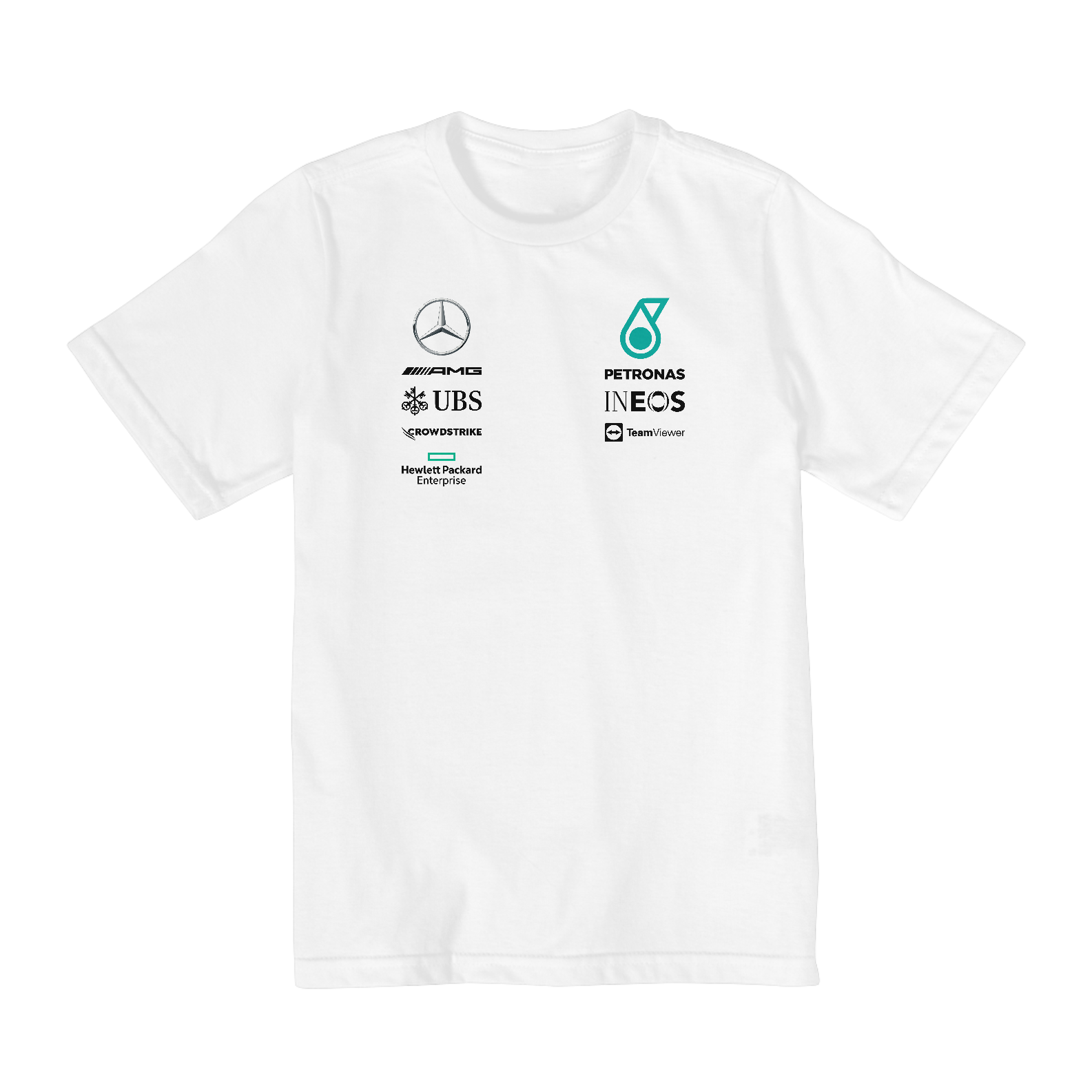 Camiseta Infantil (10 A 14) Mercedes AMG Petronas F1 Team 2020