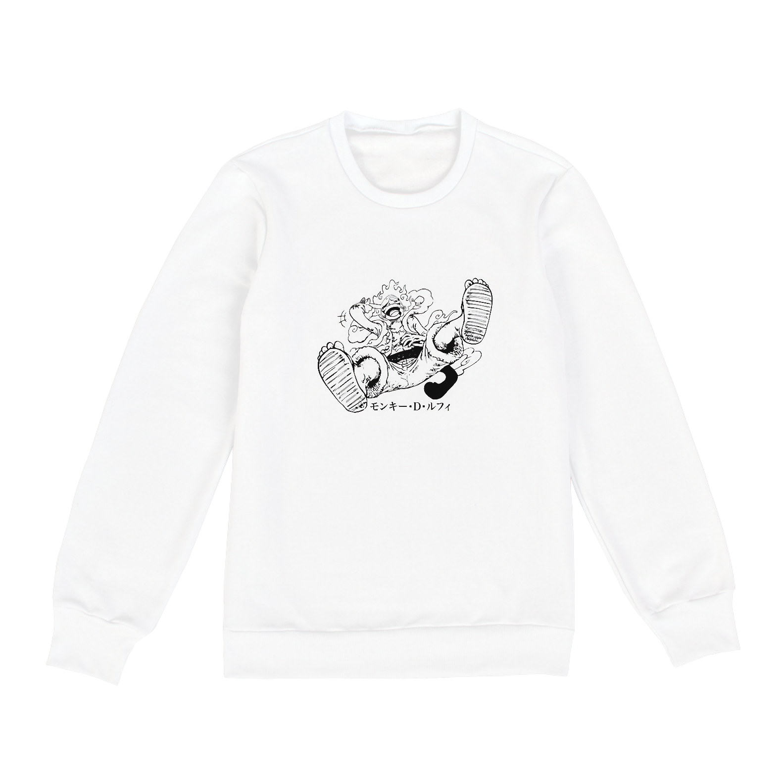One Piece - Moletom Branco Luffy Gear 5