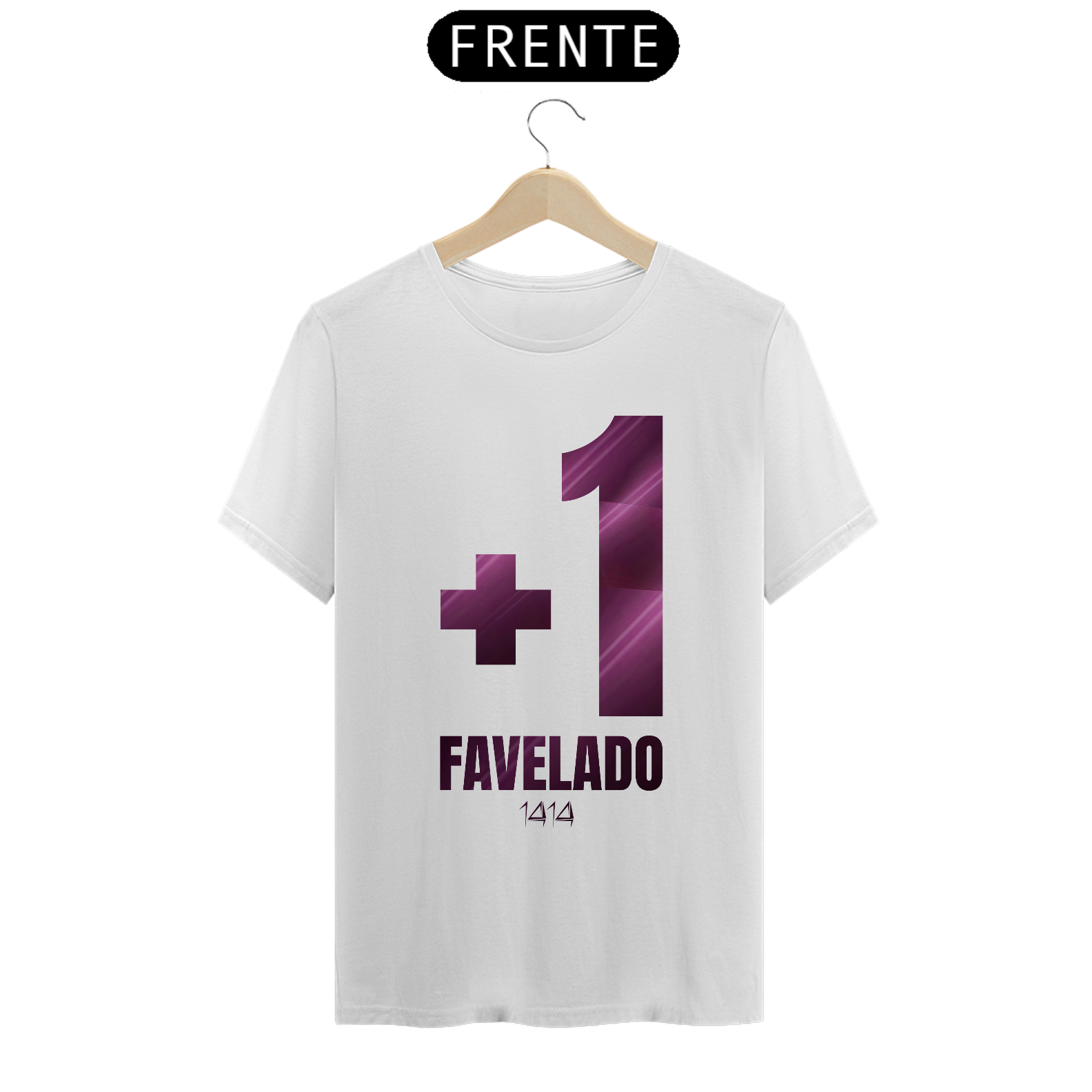 +1 Favelado 1414 (Camisa T-Shirt Prime)
