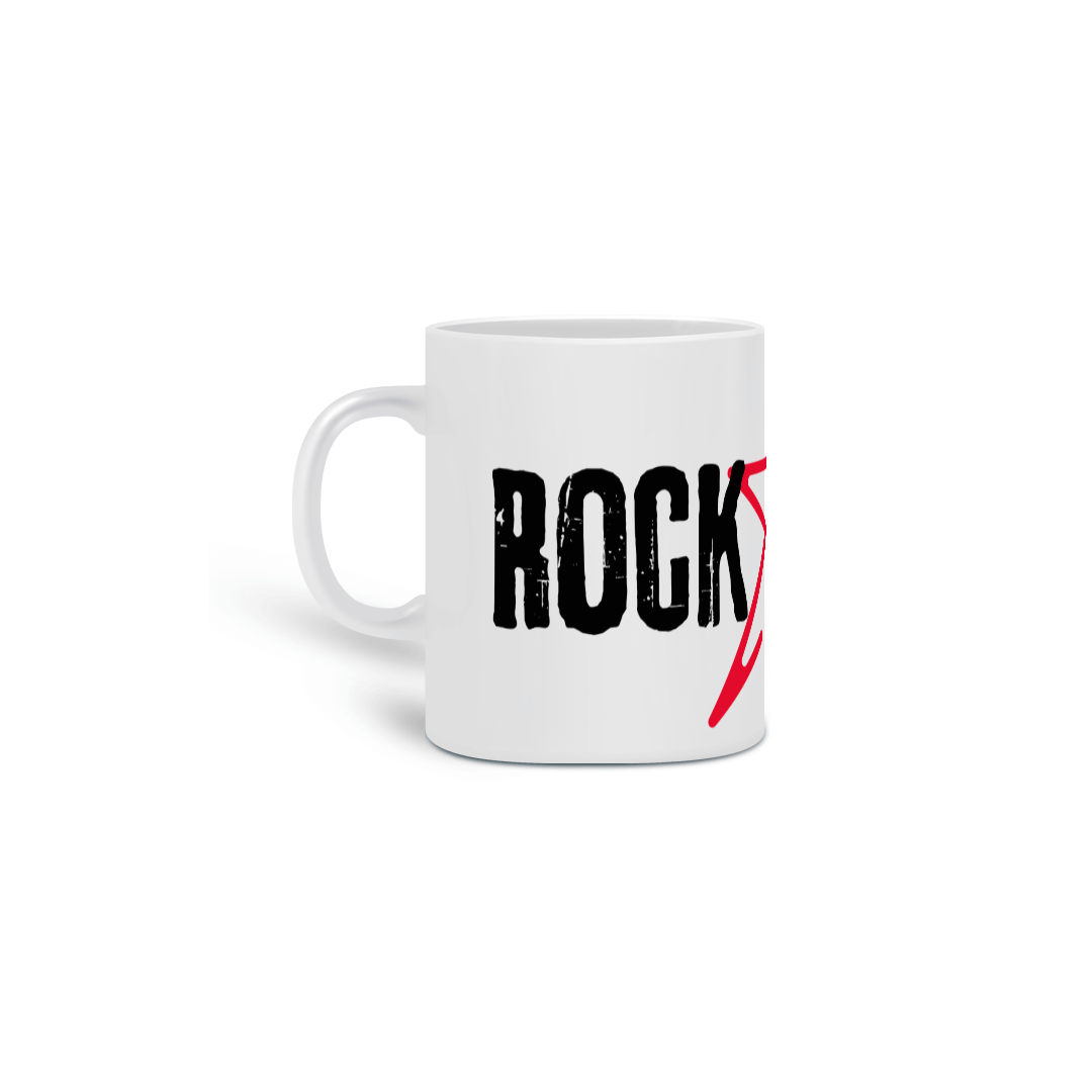 Caneca Simple Rock Star Logo