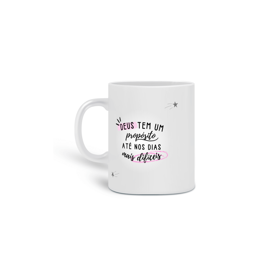 Nome do produto: Deus Tem Um Propósito Até Nos Dias Mais Difíceis