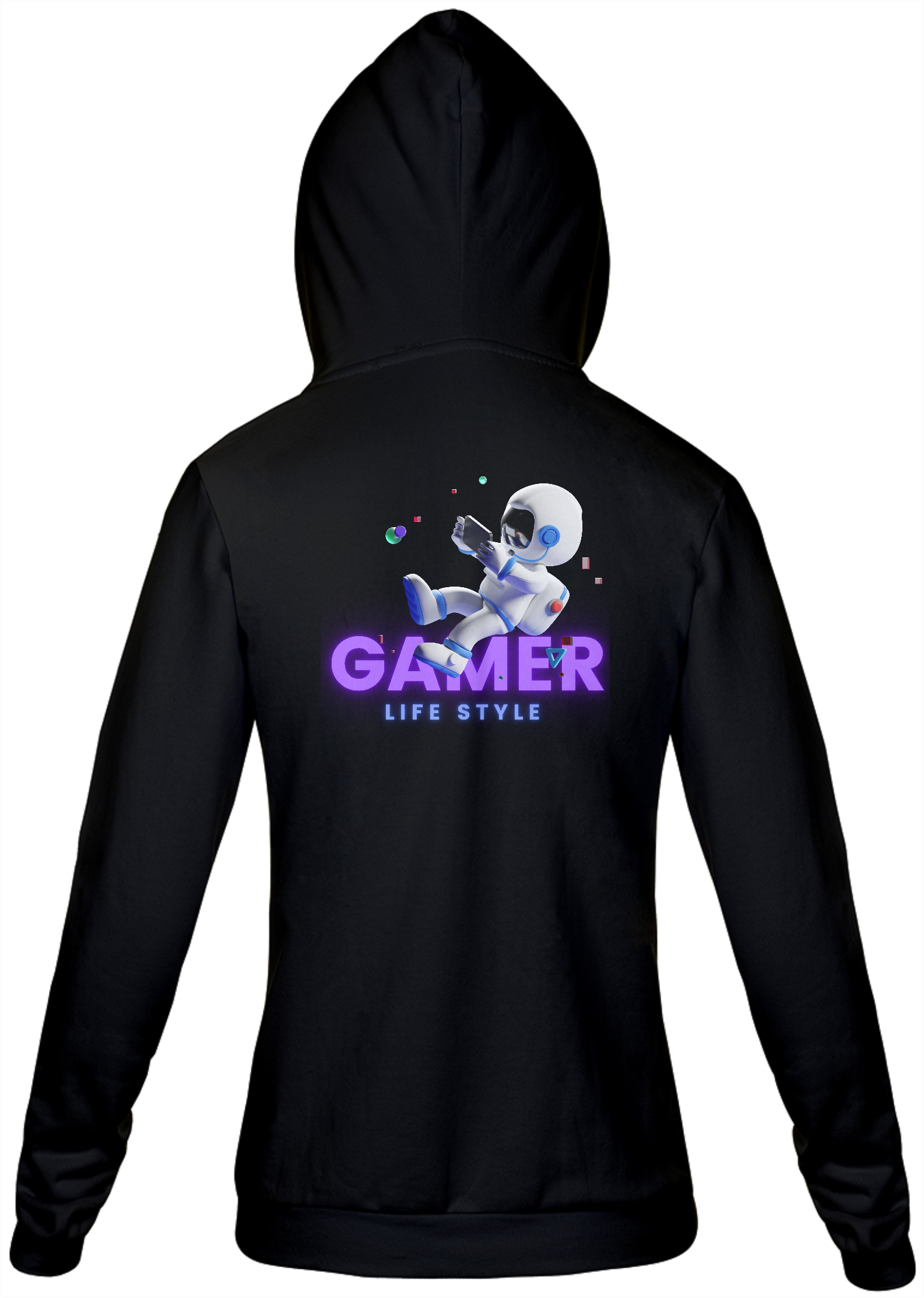 Moletom Gamer Life Style com ziper 