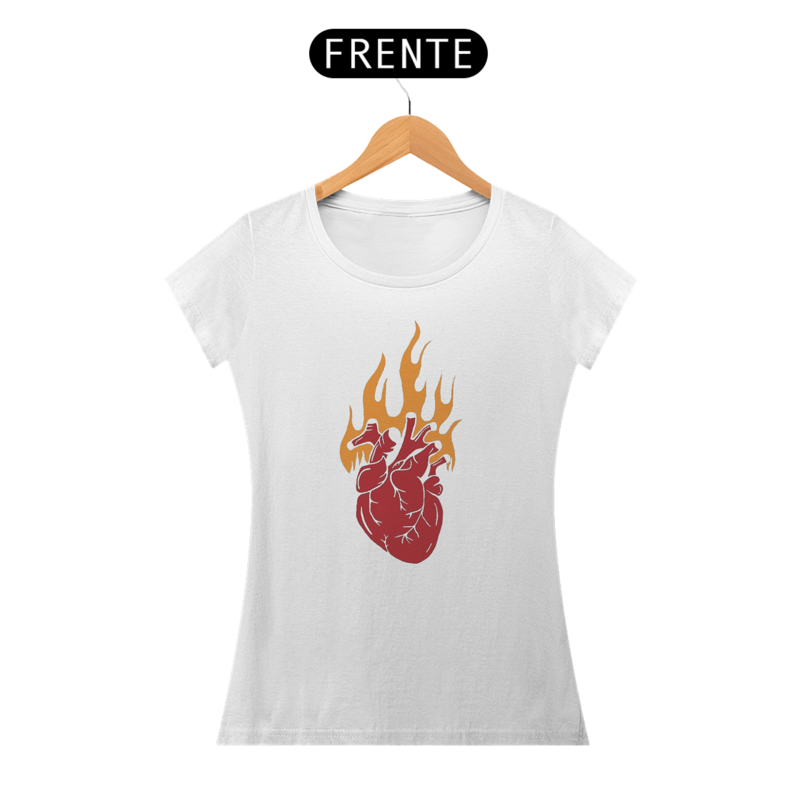 Long Baby Basic Coração Quebrantado