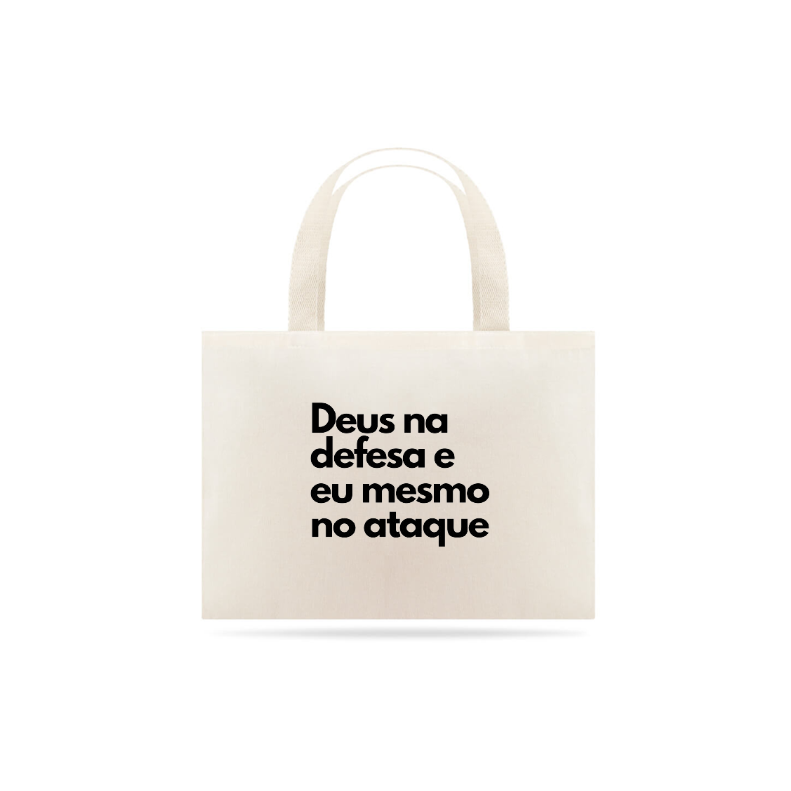 Ecobag Deus na Defesa