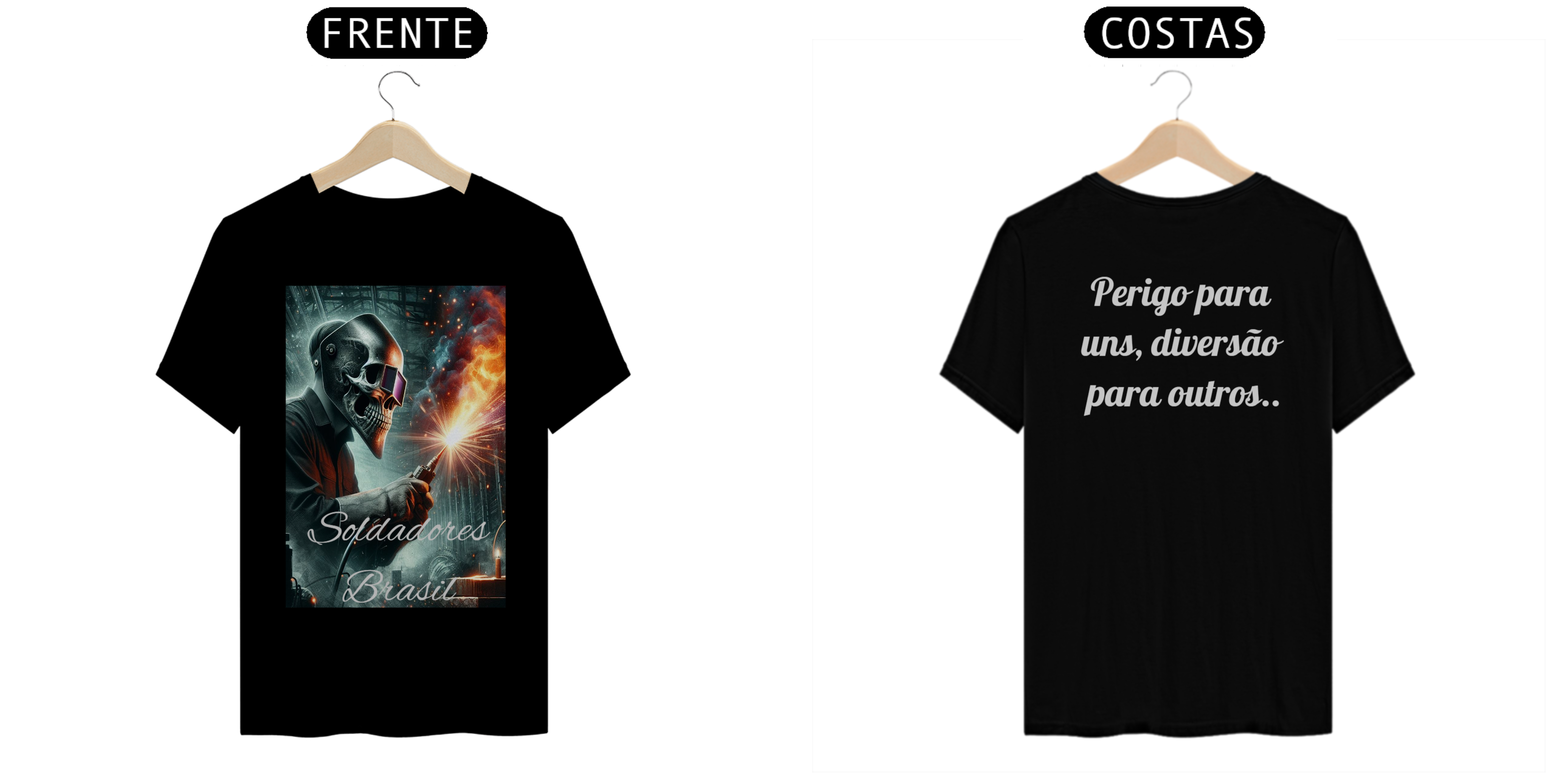 Camisa - Perigo para uns, diversão para outros.