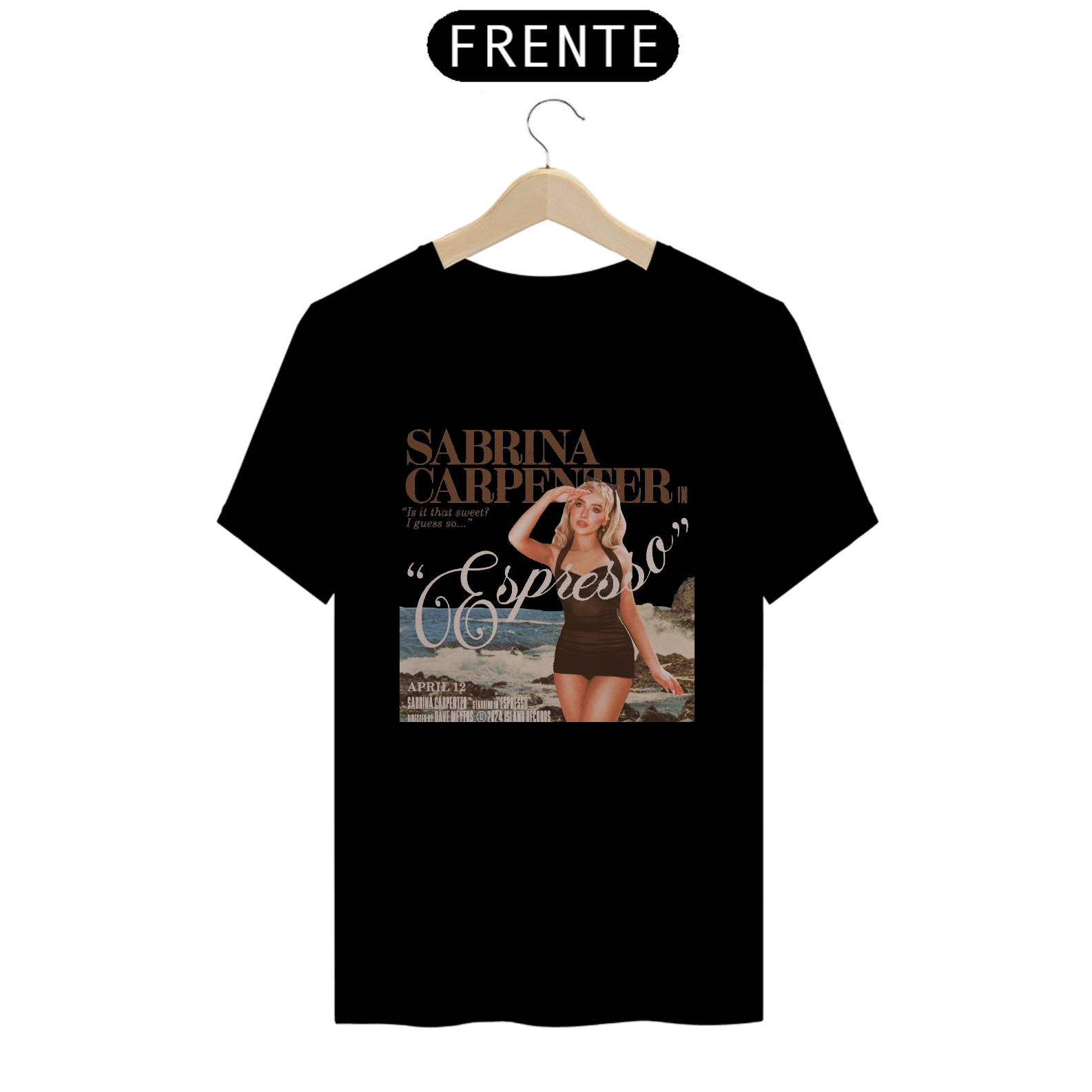 CAMISETA SABRINA CARPENTER ESPRESSO