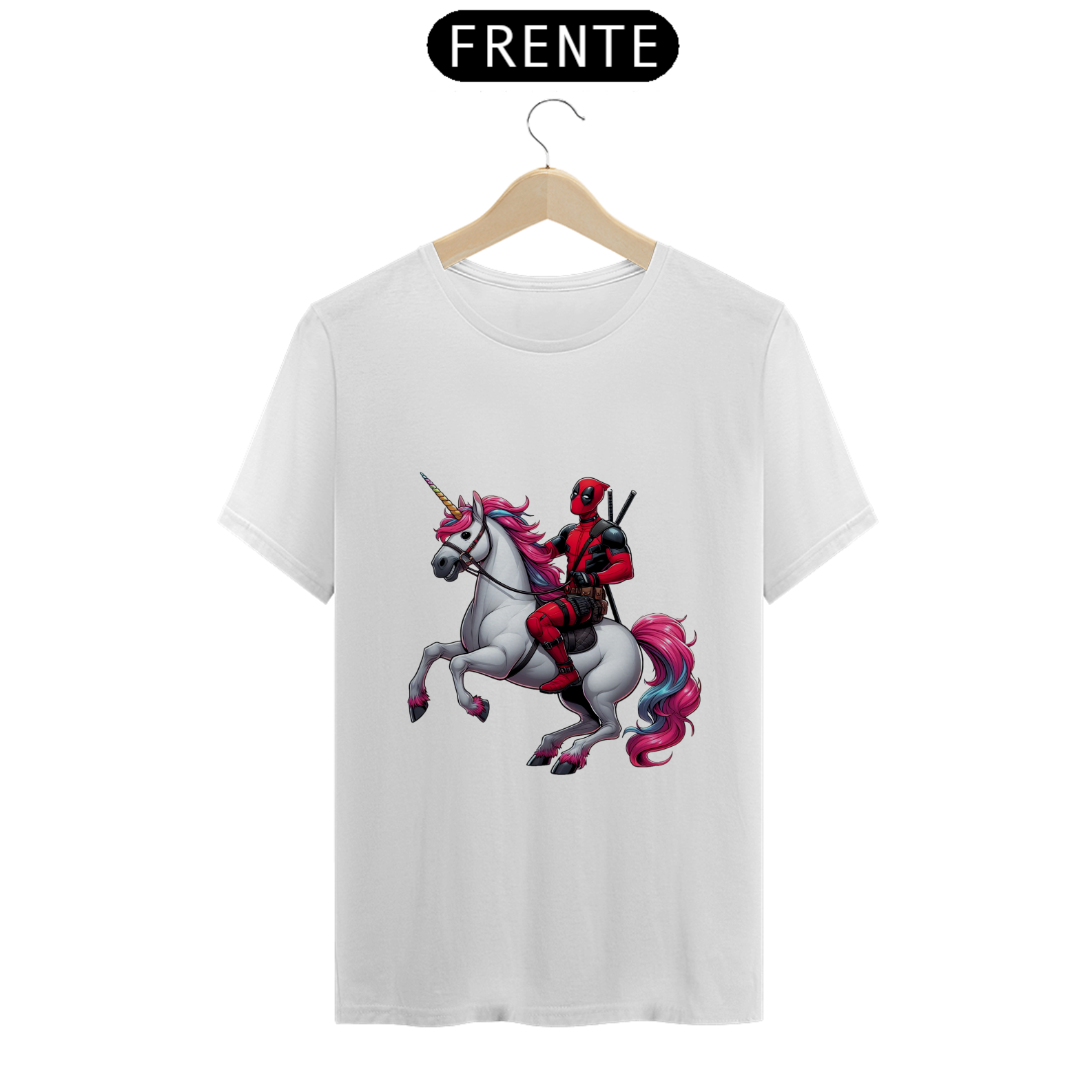 T-Shirt Deadpool Unicórnio