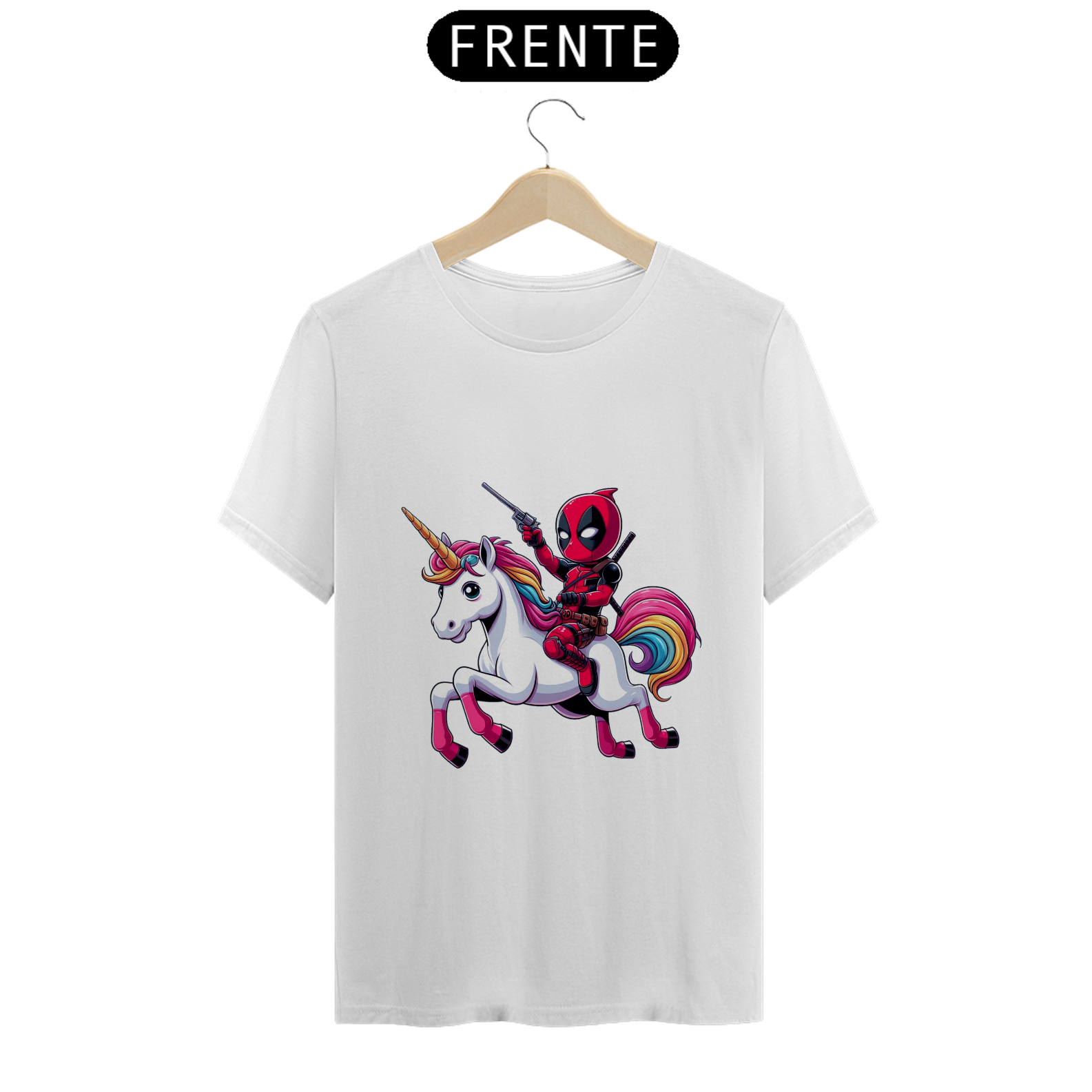 T-Shirt Deadpool Unicórnio