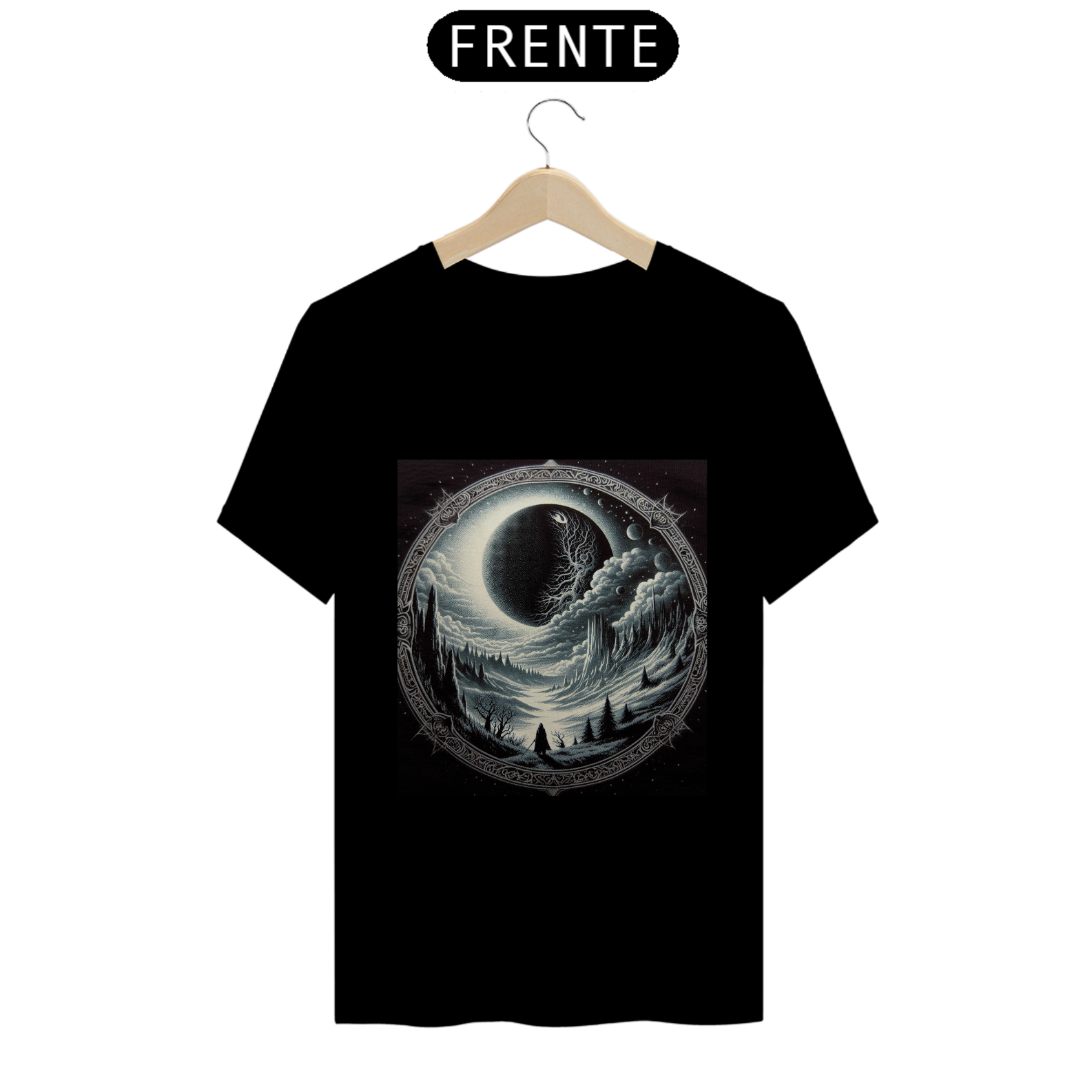 T-Shirt Eclipse na Floresta