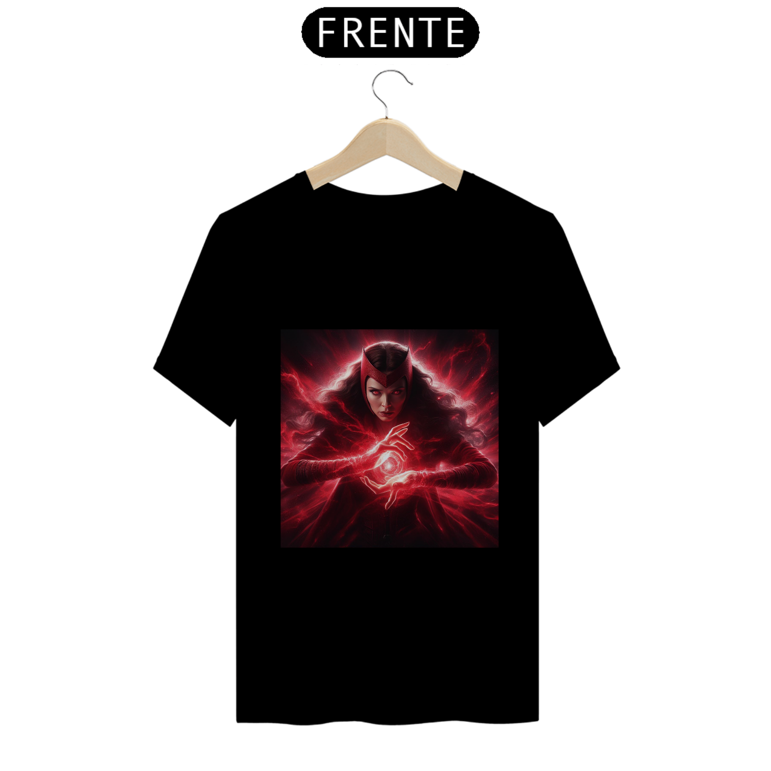 T-Shirt Wanda - Feiticeira Escarlate (Marvel)